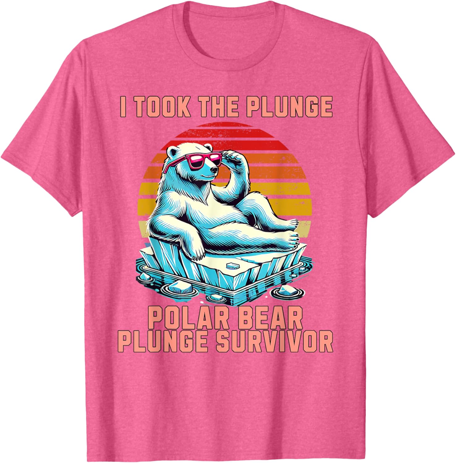 Polar Bear Plunge Survivor 2025 Fun Winter Adventure T-Shirt for Adventurers - 18