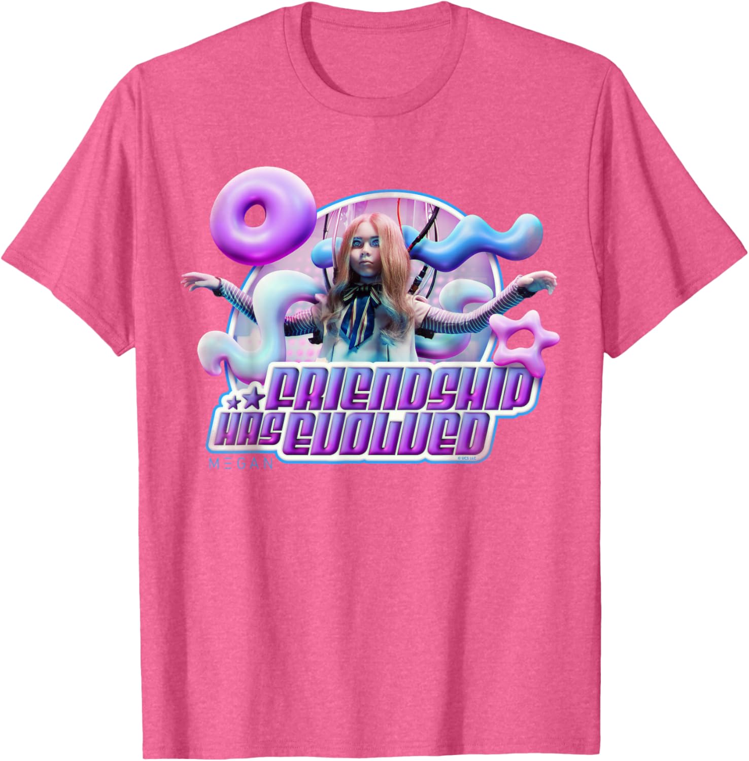 M3GAN Y2K Cyber Pop Style T-Shirt for Trendy Friendship Fashion - 9