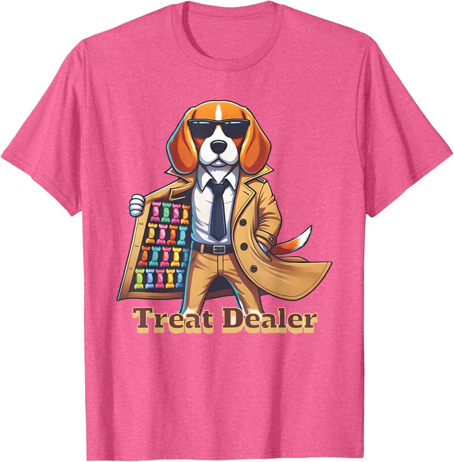 Funny Beagle Lover T-Shirt for Dog Treat Dealers - Perfect Gift for Dog Owners - 25