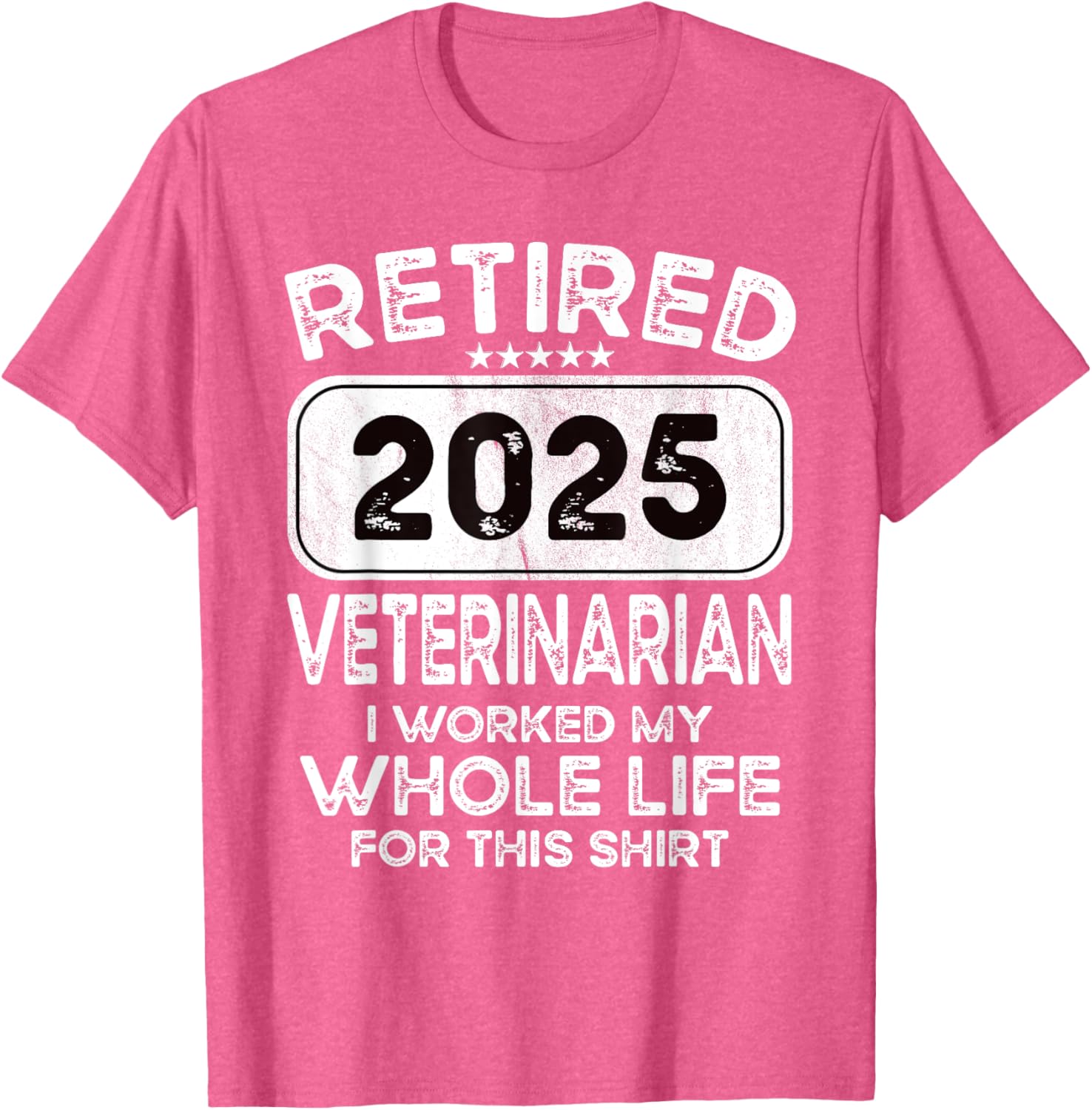 Retired Veterinarian 2025 T-Shirt for Animal Lovers and Proud Professionals - 1