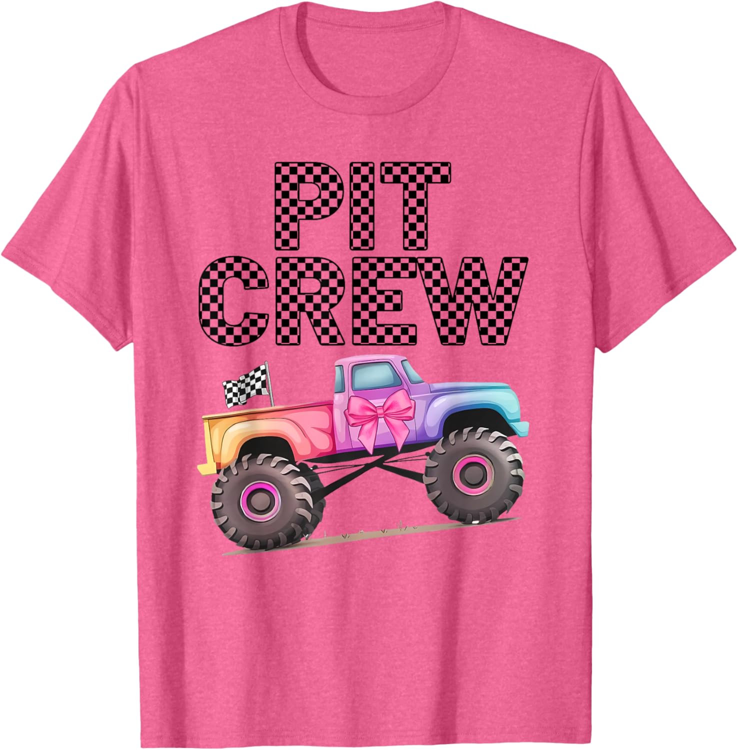 Girls Monster Truck Crew Squad T-Shirt for Truck Lovers and Kids - 20