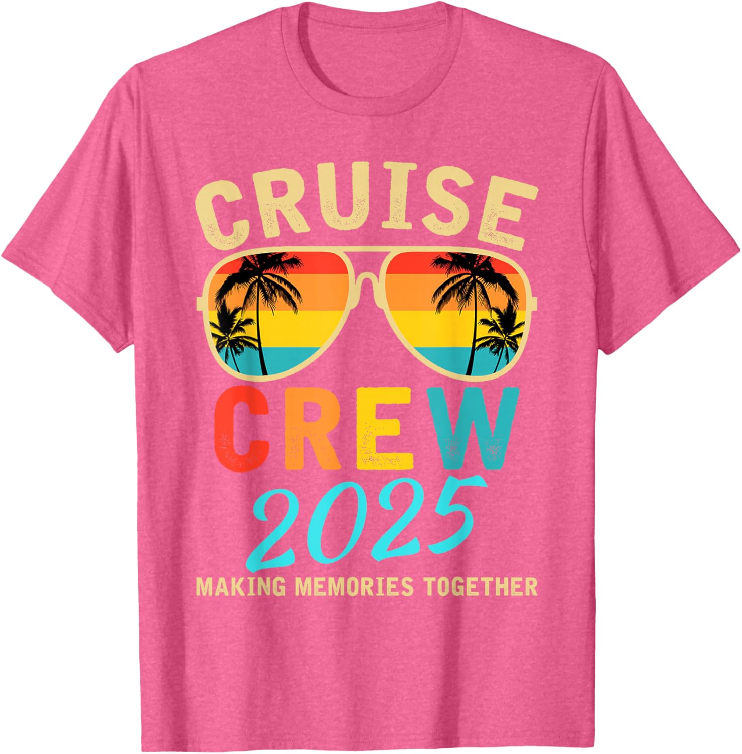 Cruise Crew 2025 Summer Vacation Funny Matching Group T-Shirt - 13