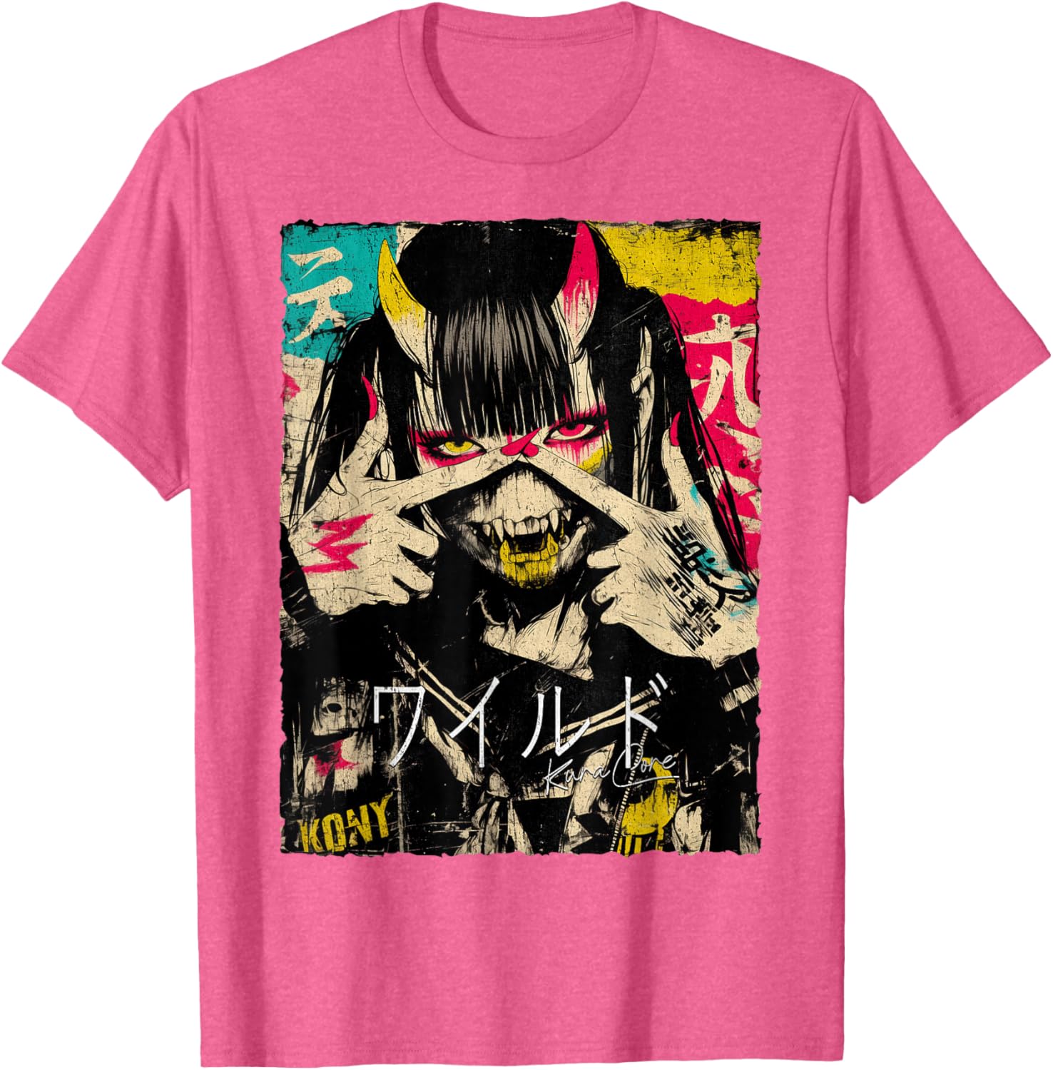 Japanese Cyberpunk Y2K Retro Techwear Anime T-Shirt for Street Style - 3