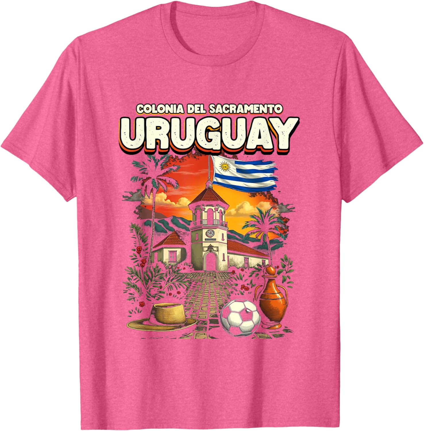 Colonia Del Sacramento Uruguay T-Shirt for Memorable Vacation Souvenir - 6