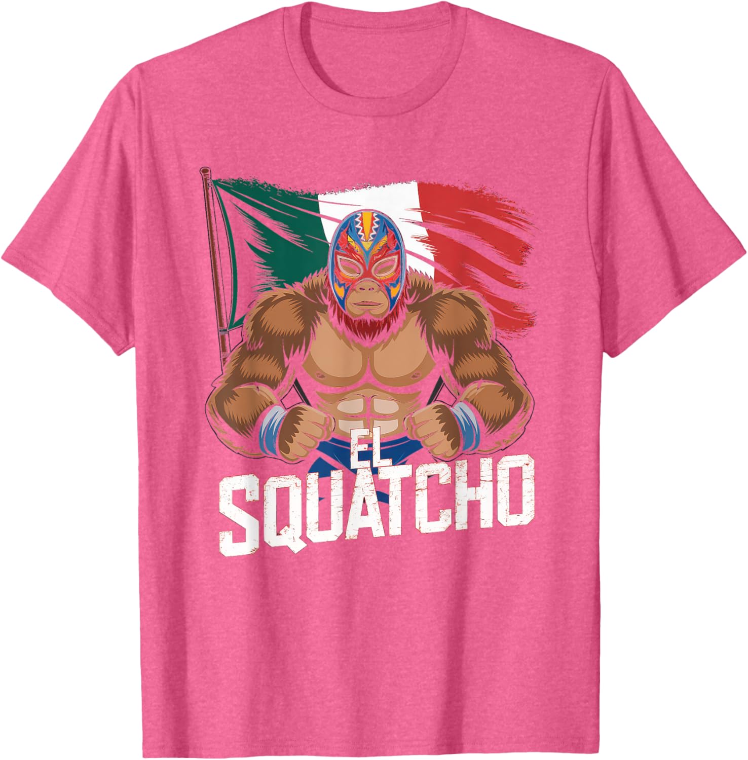 El Squatcho Bigfoot T-Shirt for Men and Women - Fun Sasquatch Design - 19
