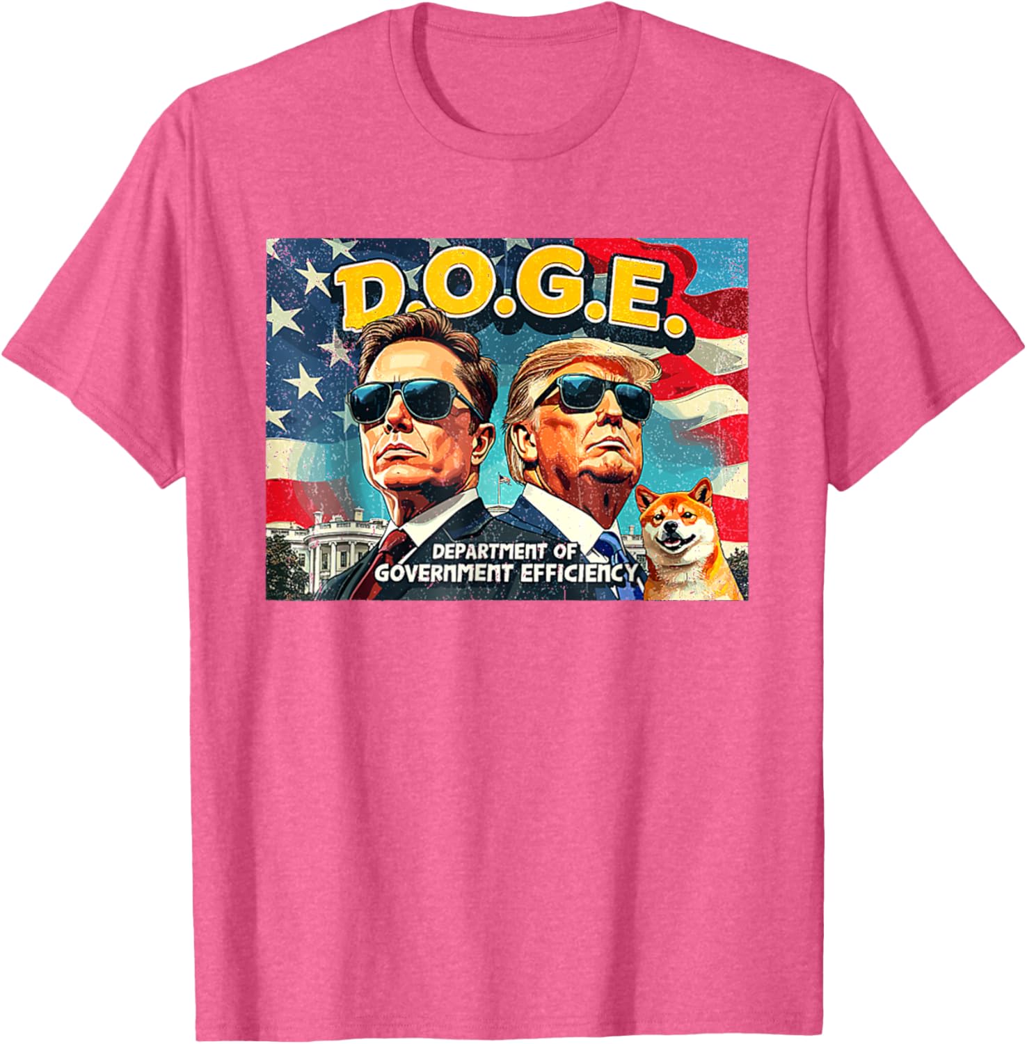 DOGE Department of Government Efficiency Trump 47th Anniversary T-Shirt - 10