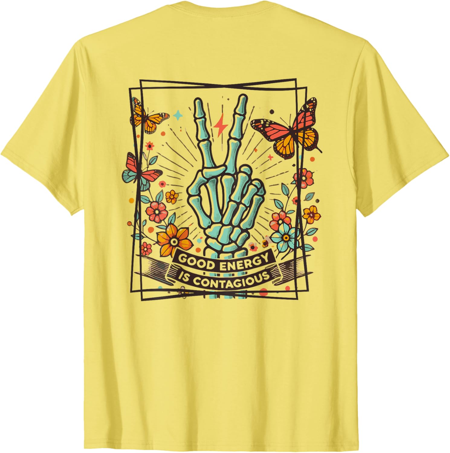 Good Energy Is Contagious Motivational Positive T-Shirt for Inspiration - 3