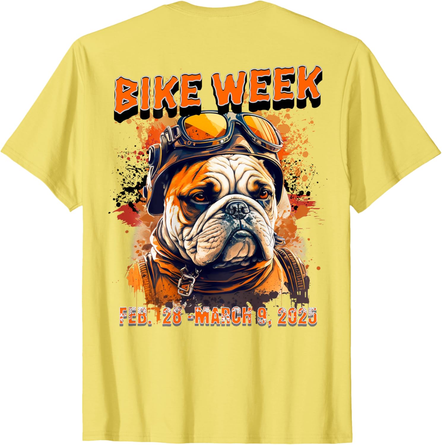 Bike Week 2025 Rally Dog Art T-Shirt for Men, Women, and Kids - 10