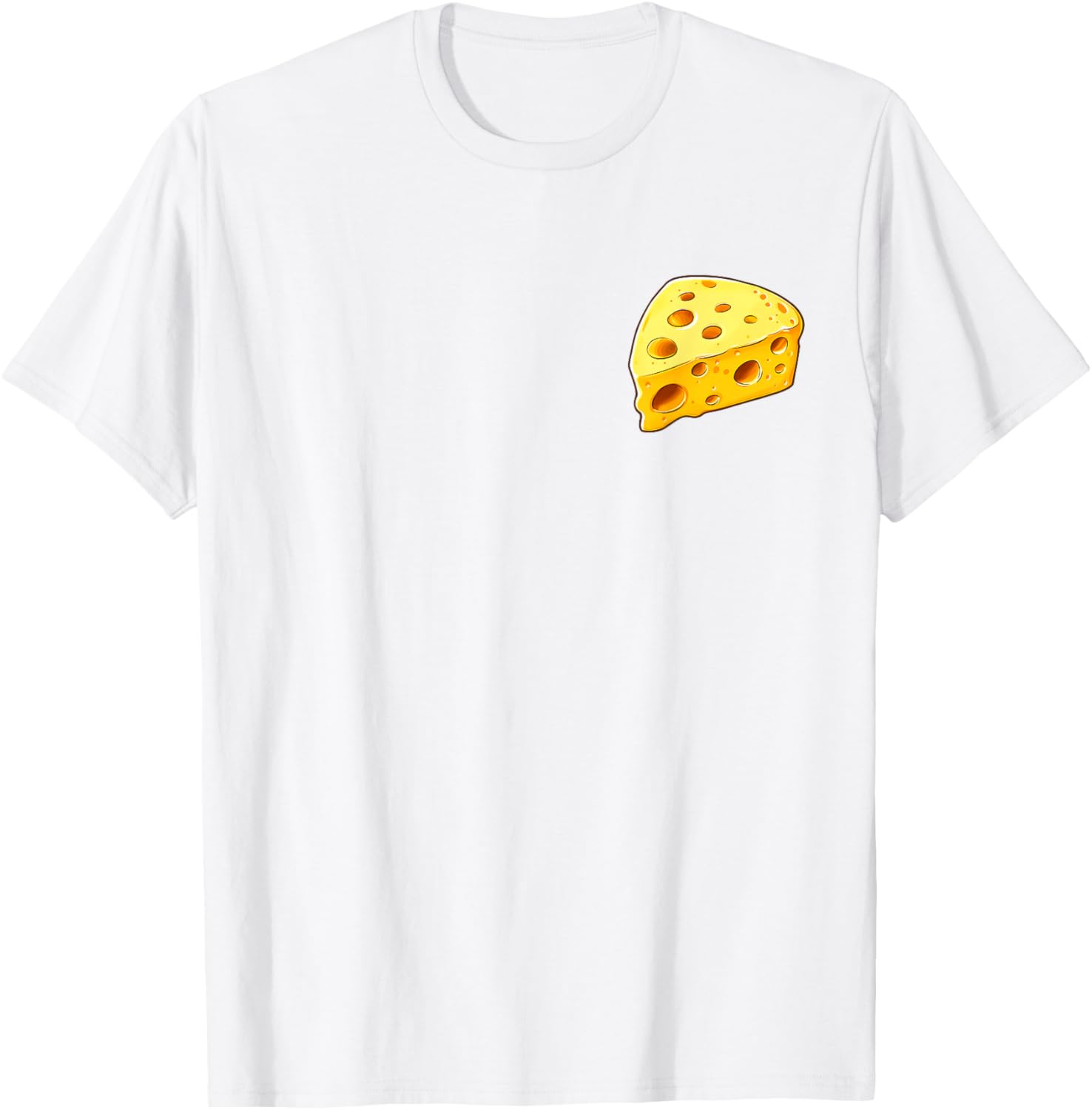 Funny Cheese Lover Minimalist T-Shirt for Cheesy Enthusiasts - 24