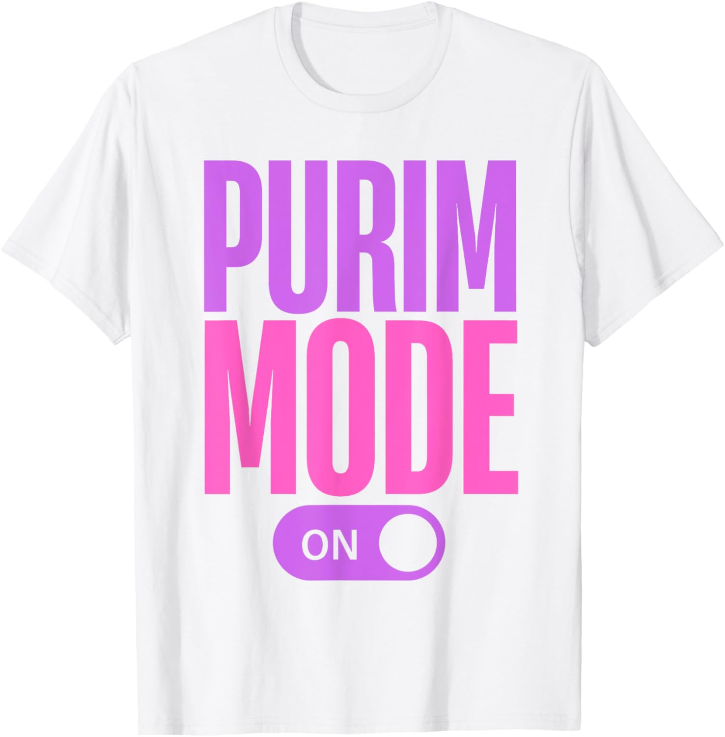Funny Purim T-Shirt - Purim Mode On Costume for Happy Jewish Celebration - 4