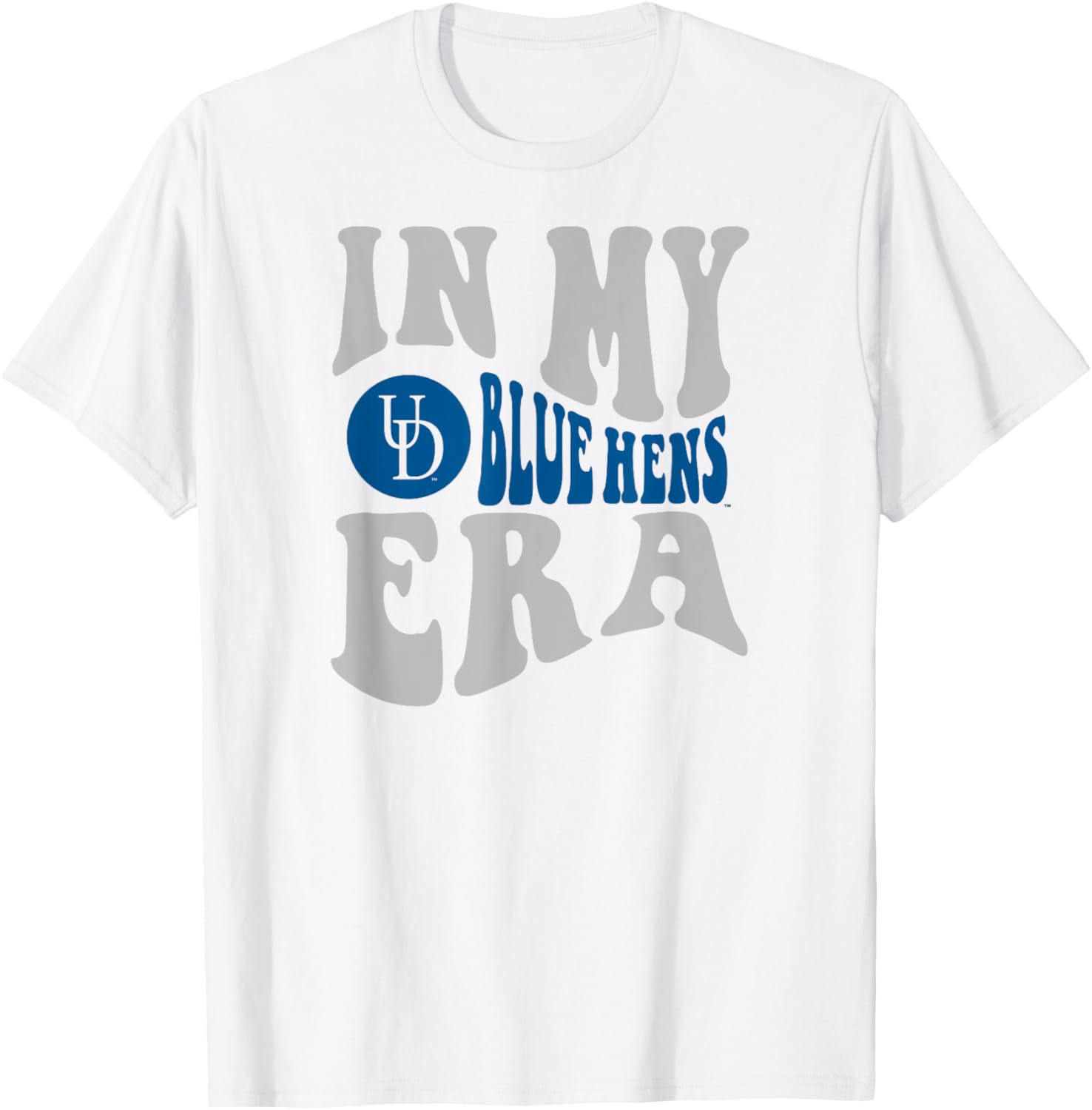 Delaware Fightin Blue Hens White Officially Licensed T-Shirt for Fans - 1