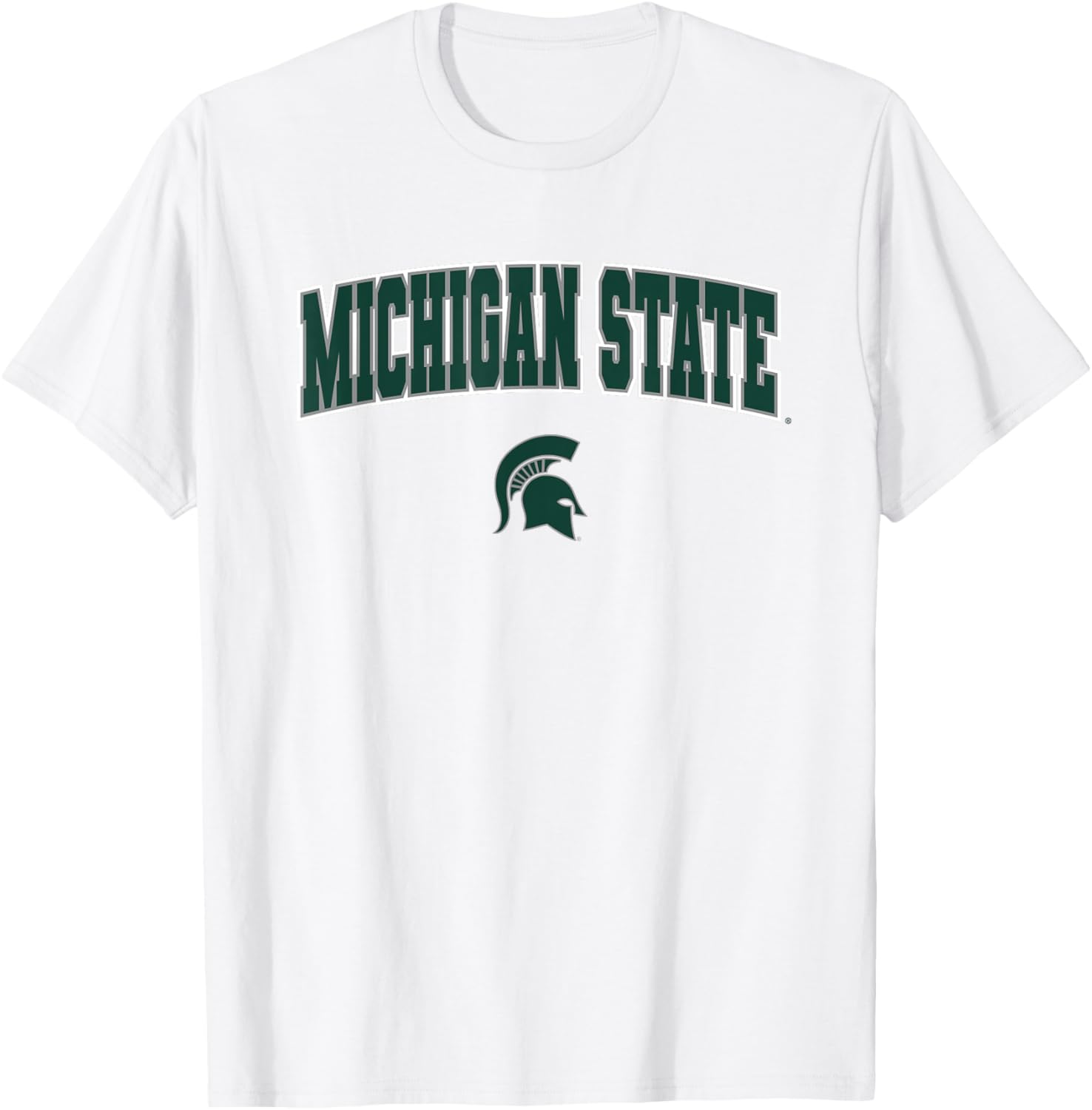 Michigan State Spartans Arch Logo T-Shirt for Fans and Alumni - 1