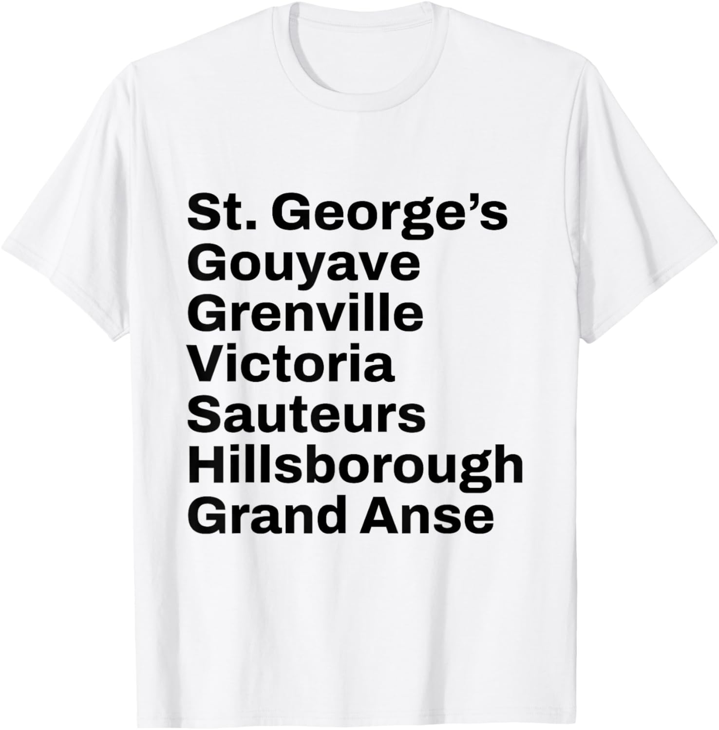 Grenada Cities and Towns Travel T-Shirt for Adventurers and Explorers - 4