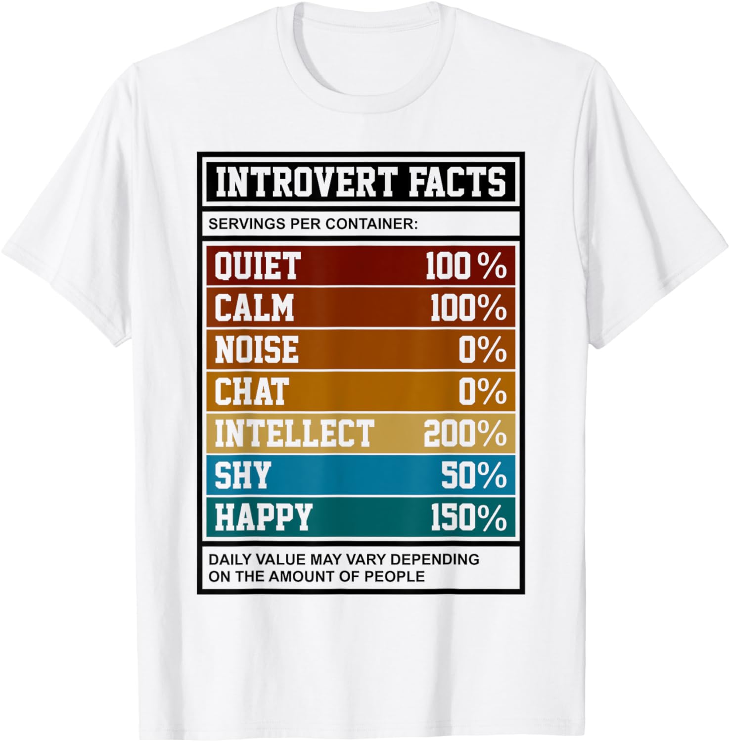 Retro Vintage Introvert T-Shirt for Men and Women - Antisocial Style - 1
