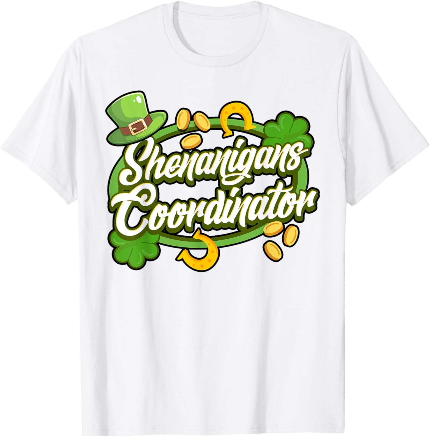 Funny Shenanigans Coordinator St Patrick's Day T-Shirt for Fun Celebrations - 20
