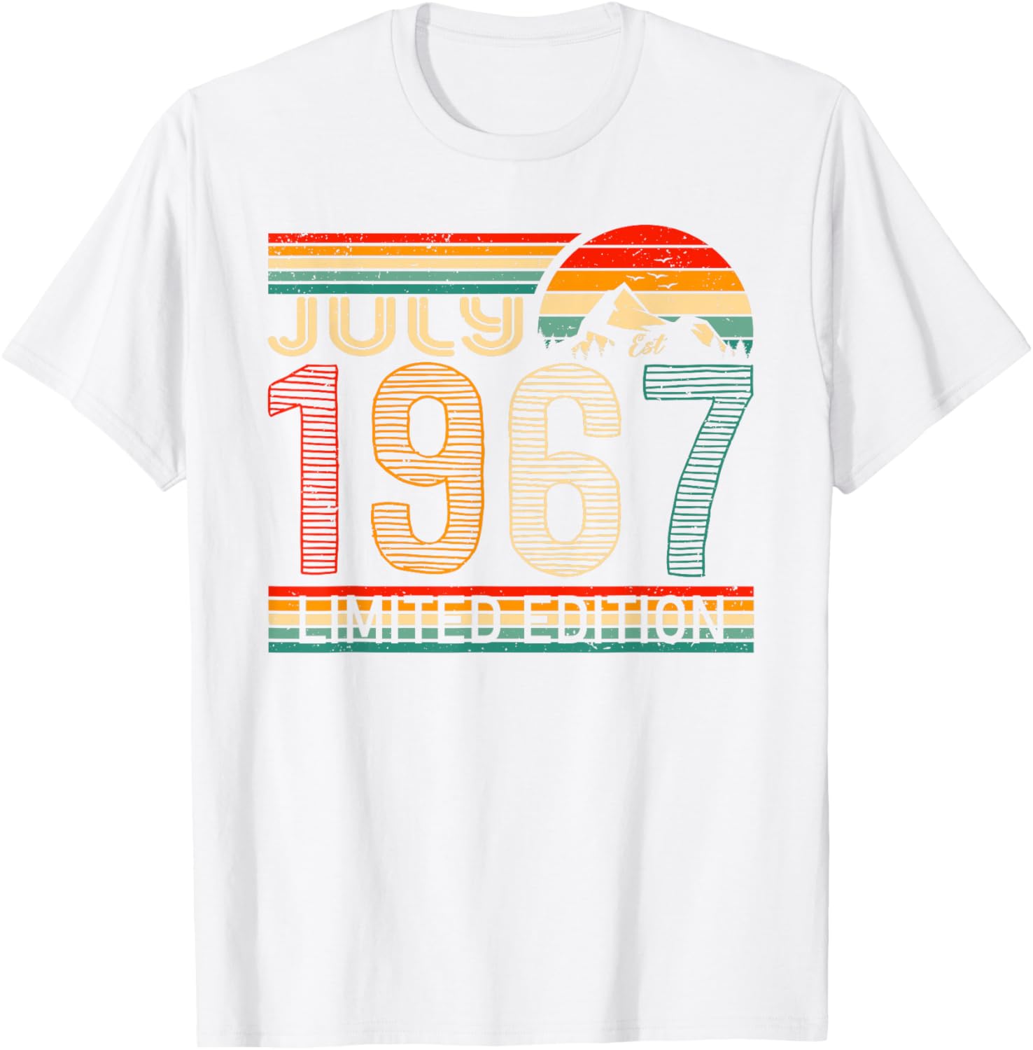 Vintage July 1967 Classic Birthday T-Shirt for Unique Celebrations - 20