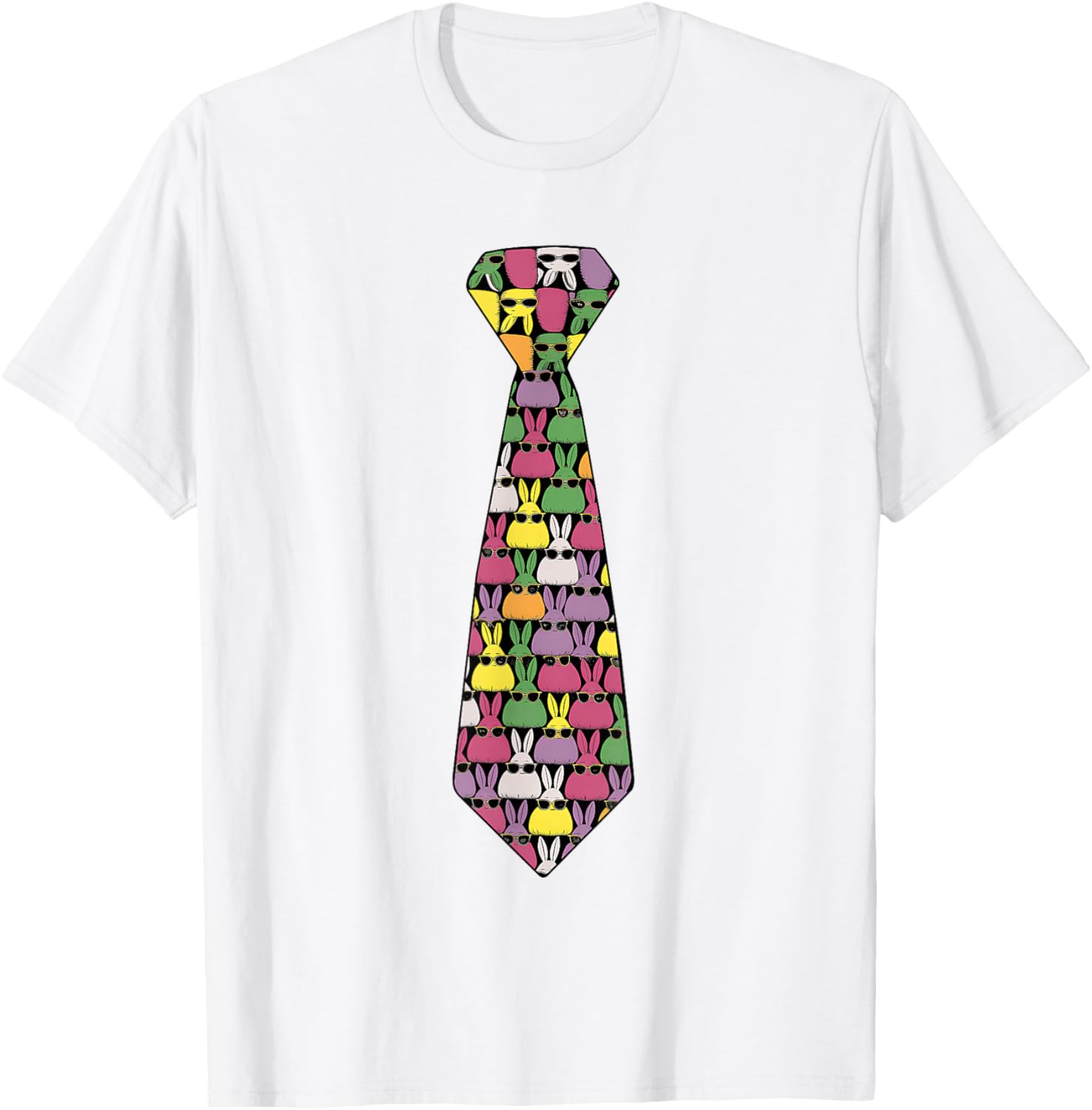 Easter Bunny Tie Rabbit T-Shirt for Boys and Toddlers - Fun Holiday Apparel - 9