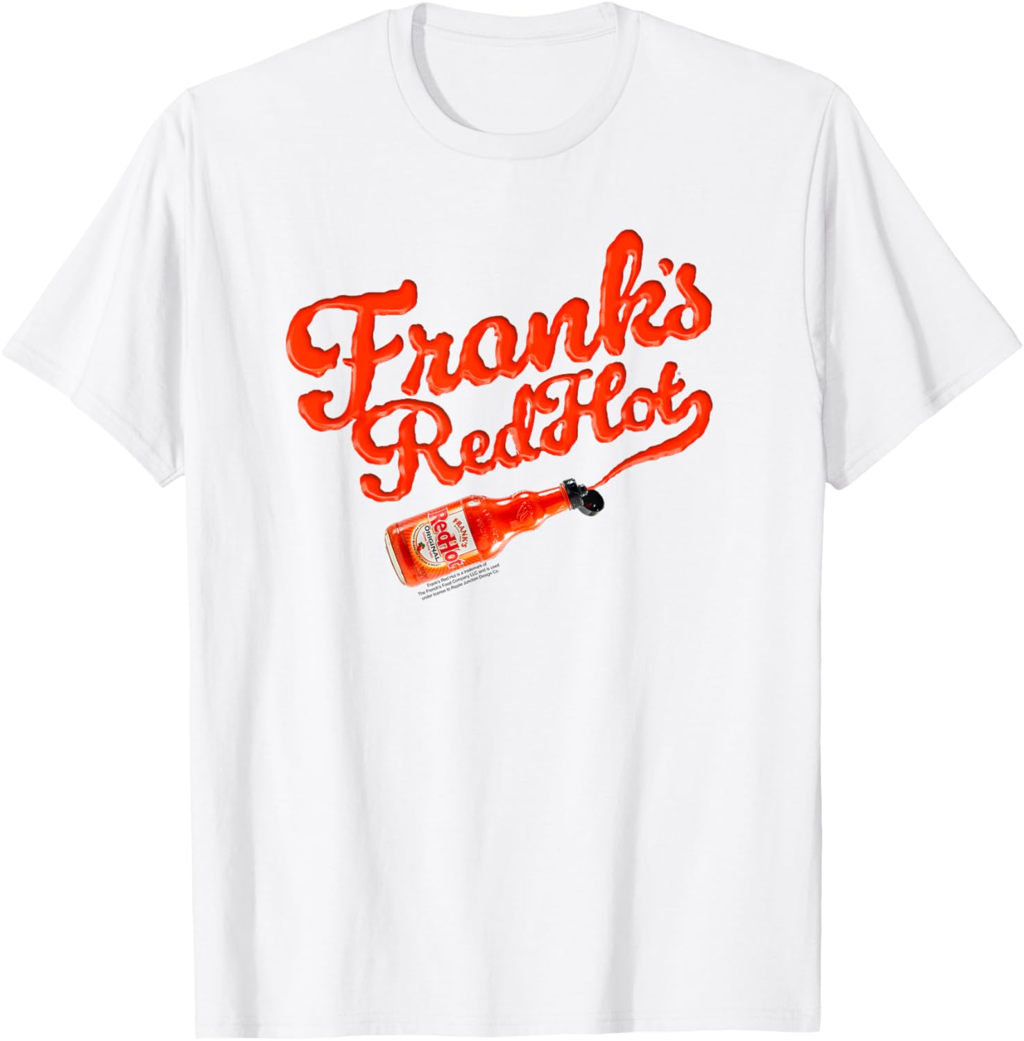 Funny Frank's RedHot Sauce Logo T-Shirt for Spice Lovers and Fans - 2