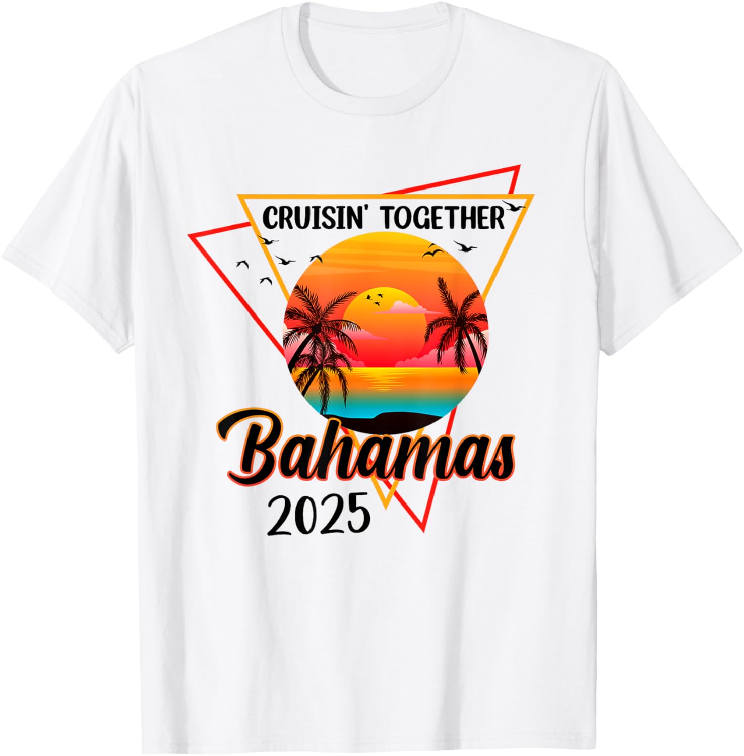 Cruisin Together Bahamas 2025 Family Vacation T-Shirt for Fun Memories - 8