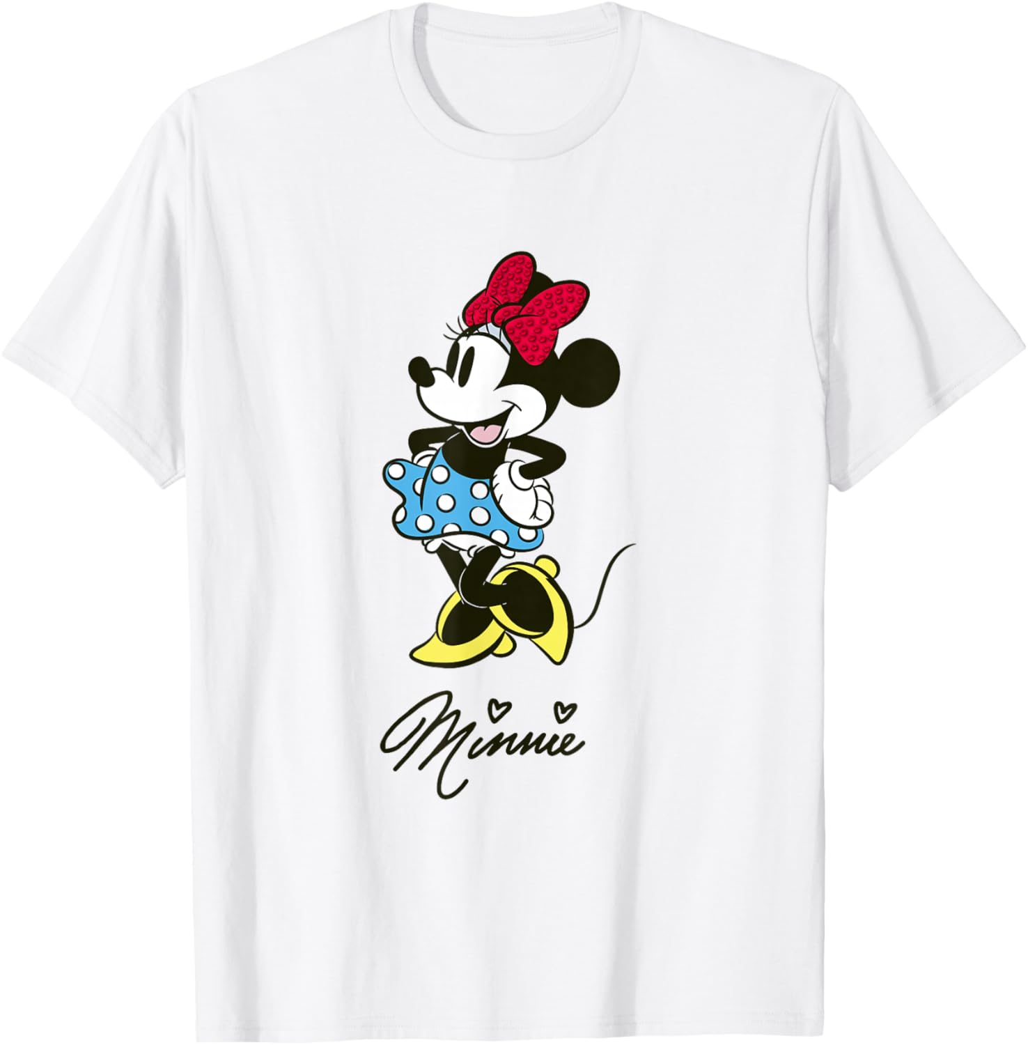 Disney Mickey and Friends Minnie Mouse Happy Expressions T-Shirt for Fans - 2