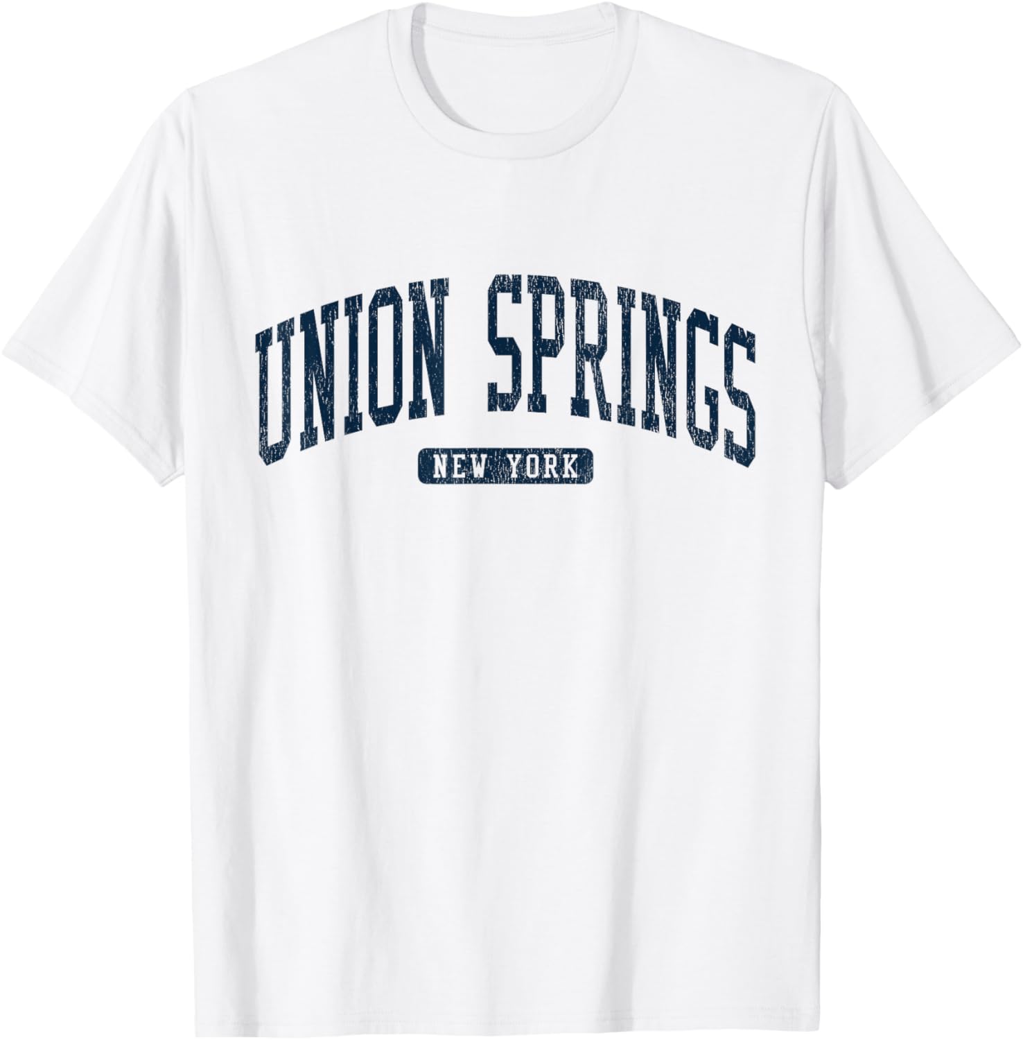 Union Springs NY College Style Blue T-Shirt for Comfortable Casual Wear - 15