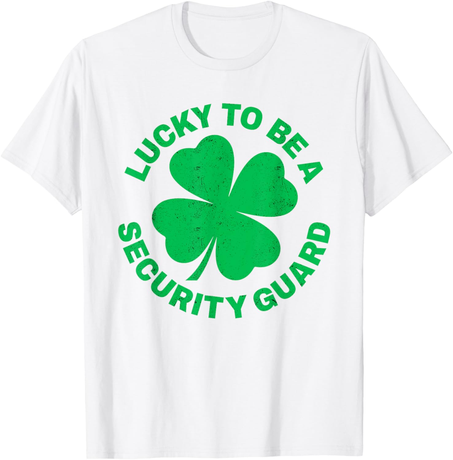 Lucky to Be a Security Guard St Patrick's Day T-Shirt for Irish Celebrations - 15