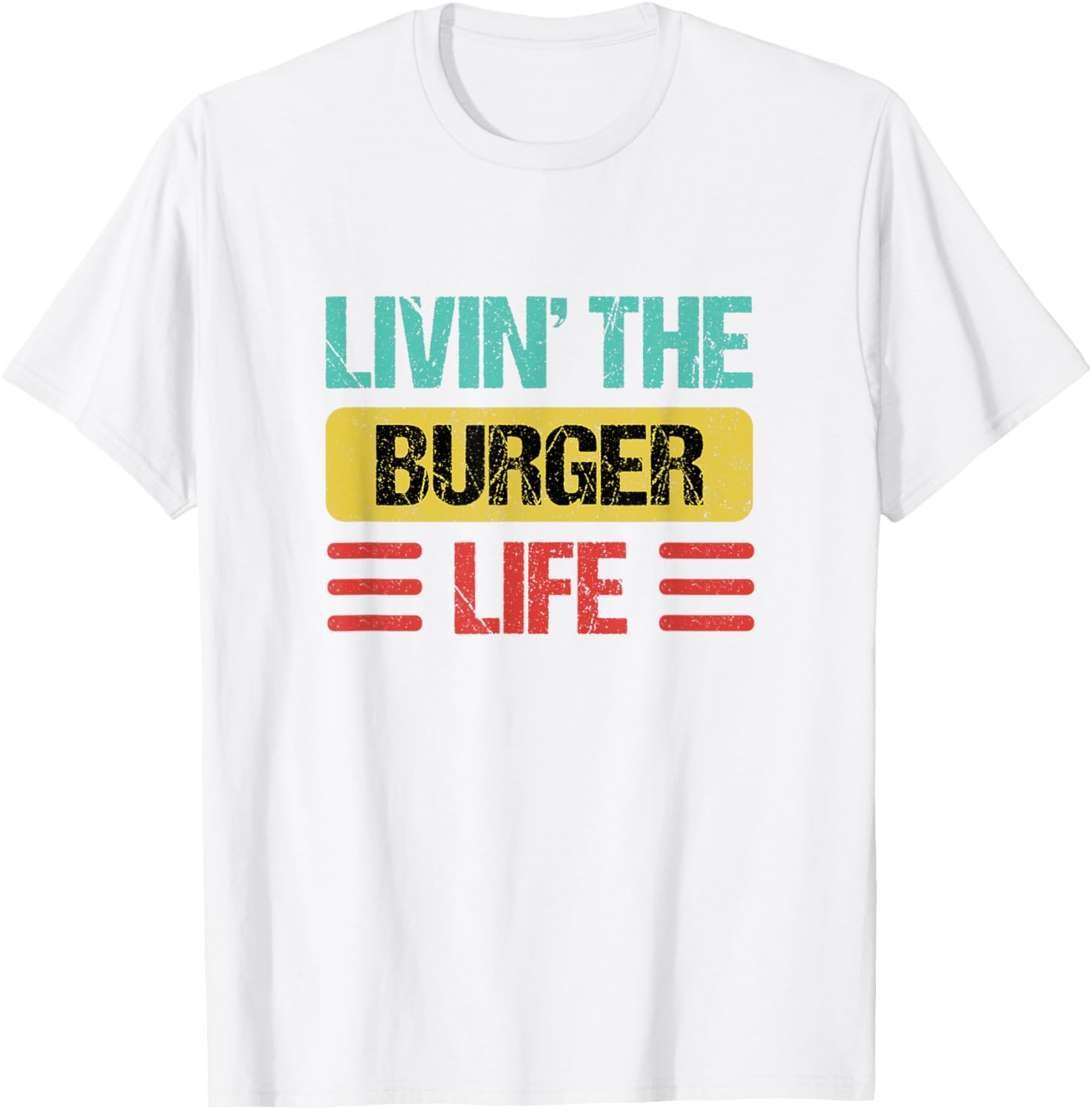 Funny Burger Name T-Shirt for Food Lovers - Casual Wear Tee - 20