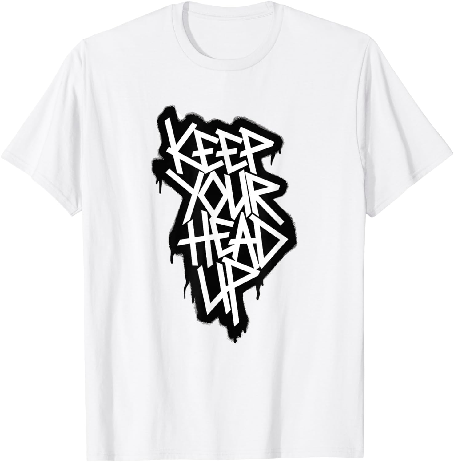 Keep Your Head Up Inspirational T-Shirt for Positive Vibes and Style - 5