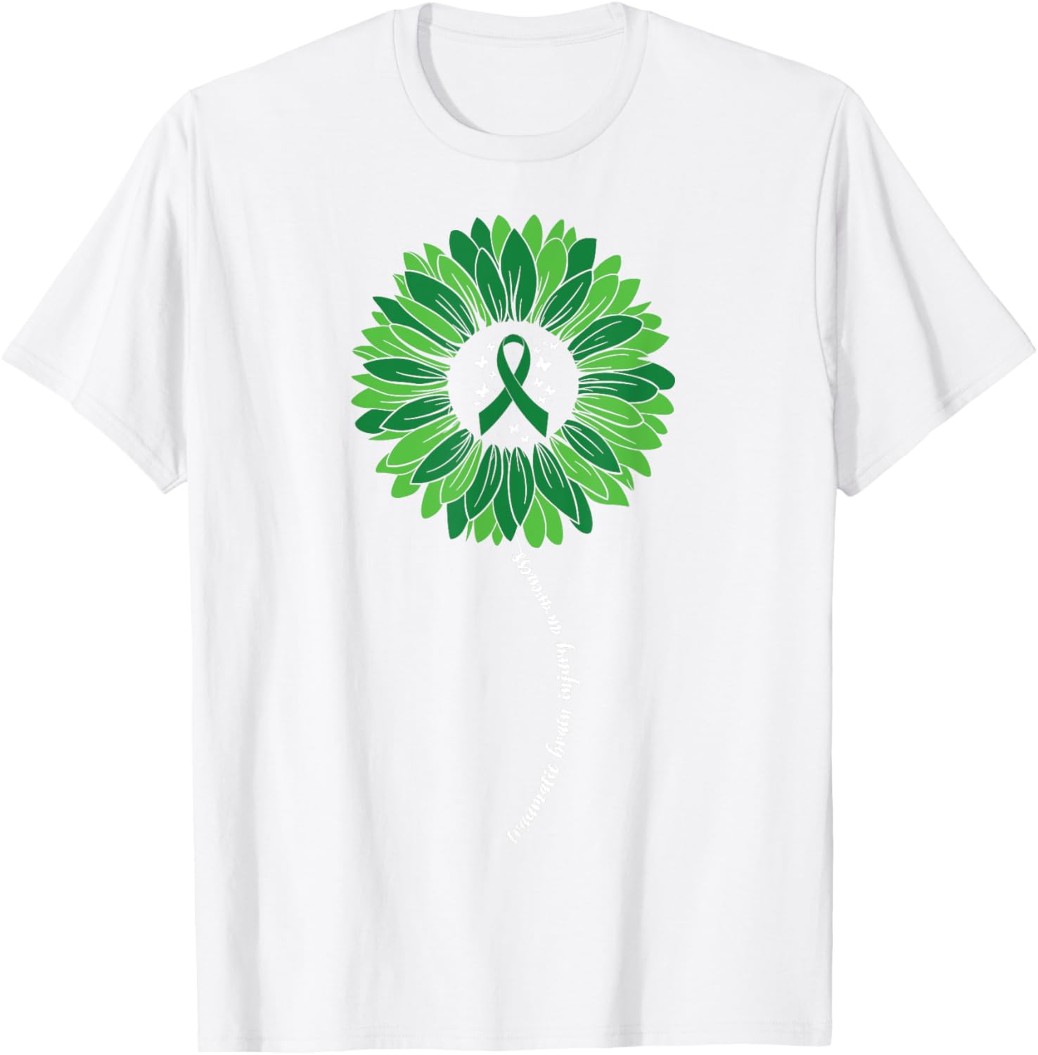 Support TBI Awareness with Sunflower Design Women's T-Shirt - 7