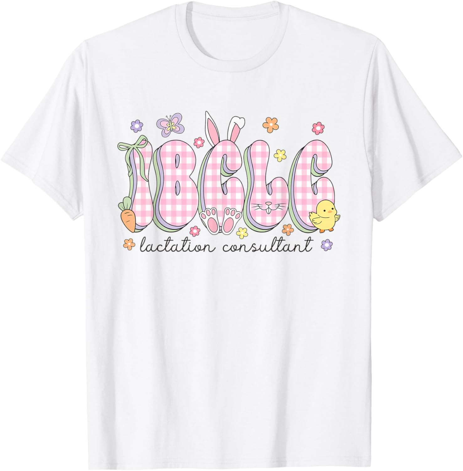 IBCLC Lactation Consultant Easter T-Shirt for Breastfeeding Education - 3