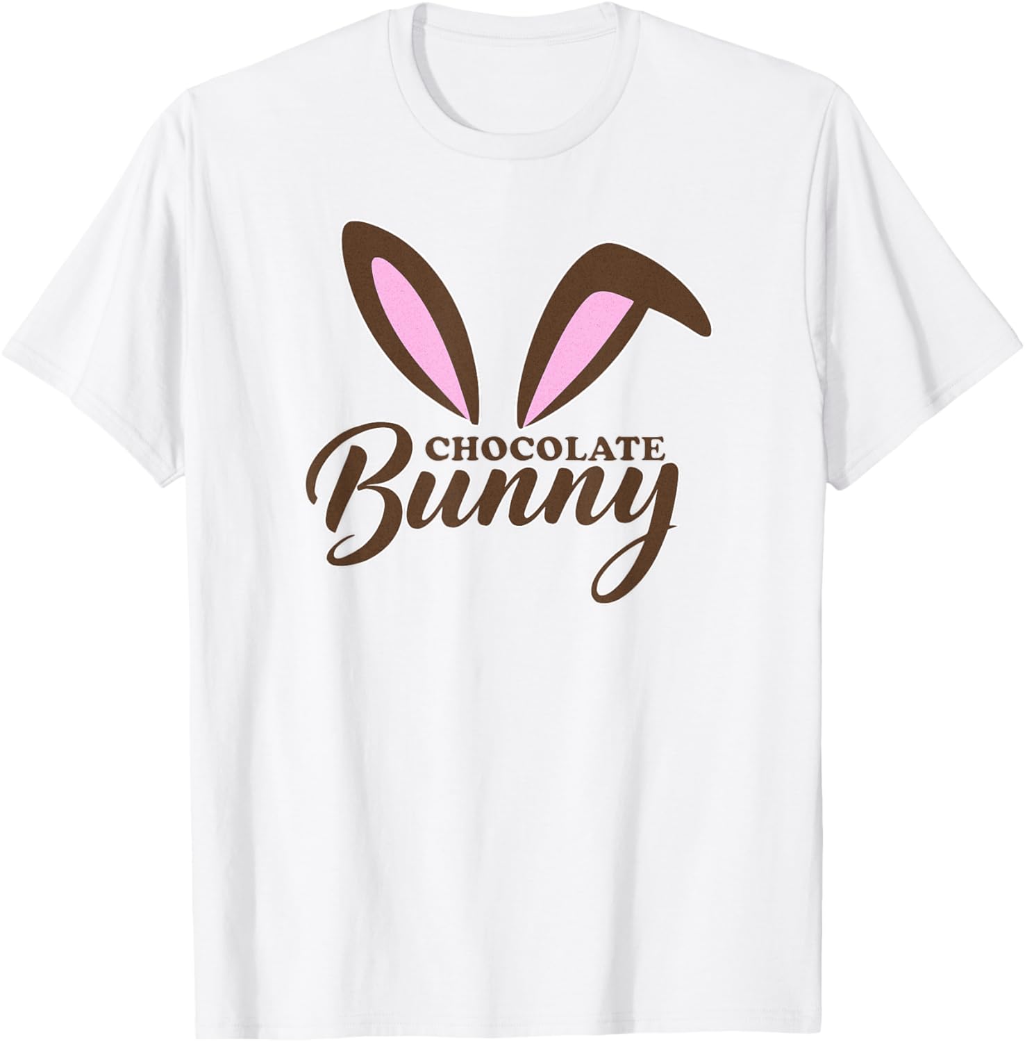 Cute Chocolate Bunny Easter Outfit T-Shirt for Kids and Adults - 27