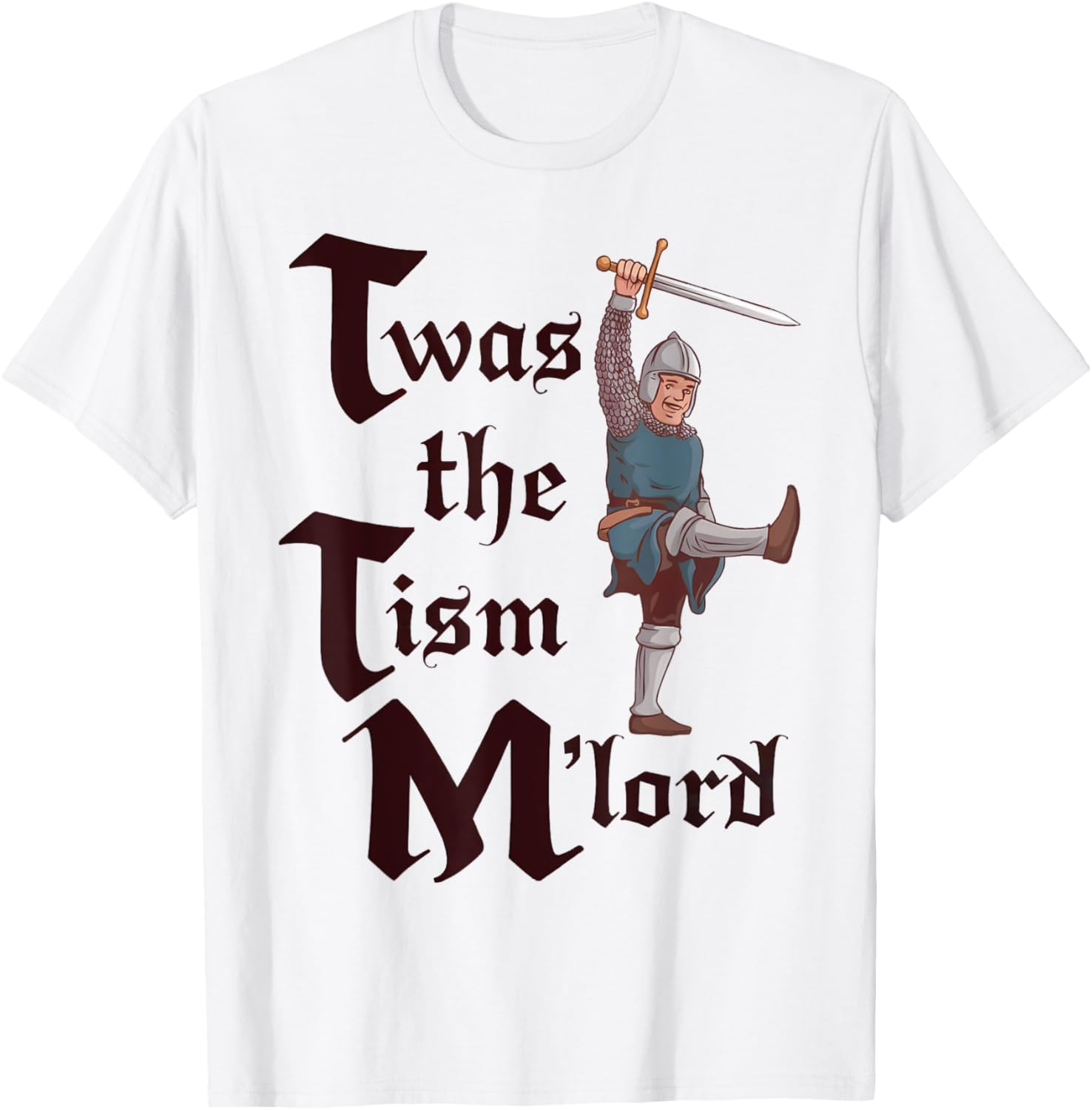 Funny Autism Awareness T-Shirt Twas The Tism M Lord for Supportive Style - 15