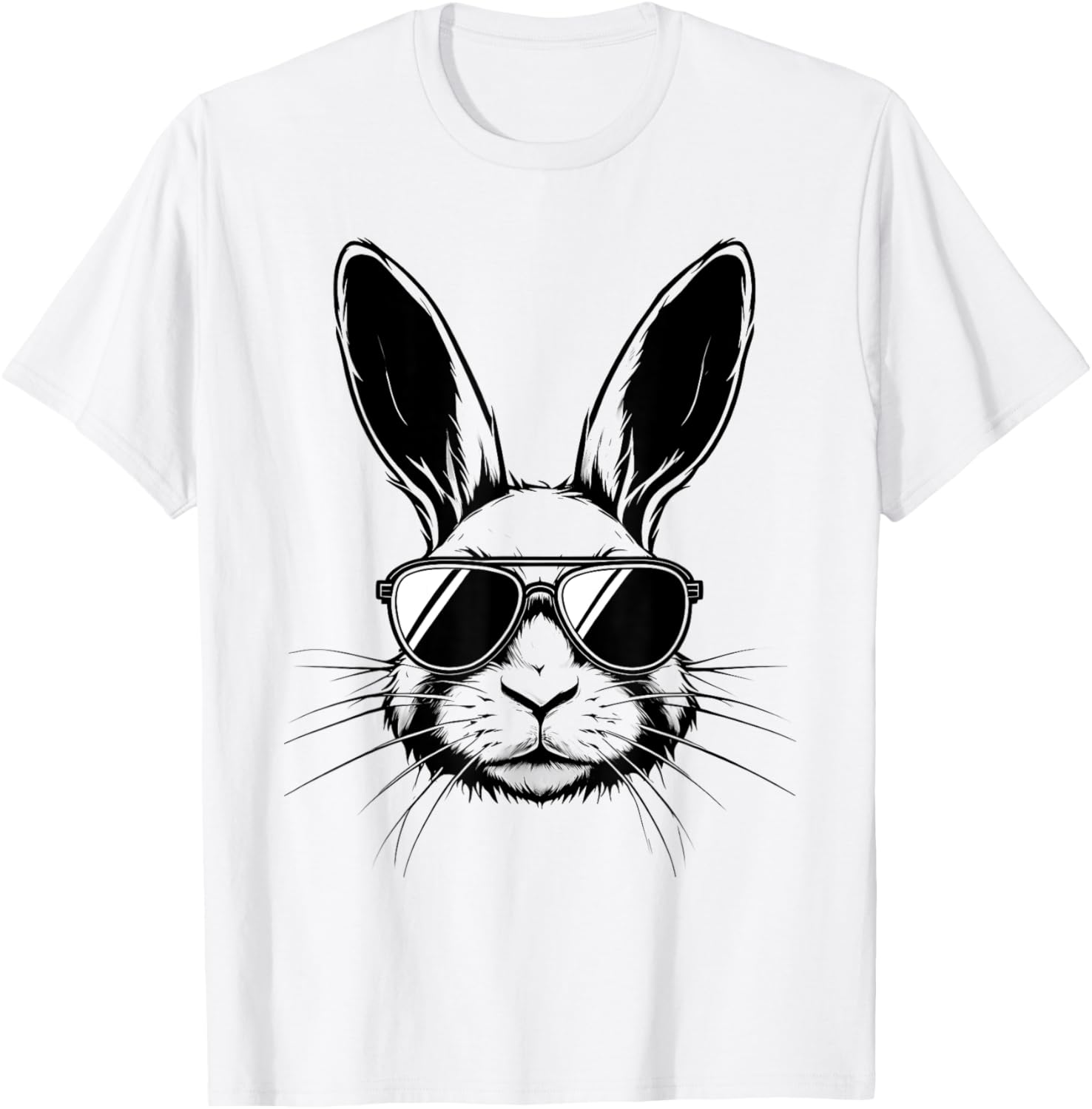 Bunny Face Glasses Shirt for Men Boys Kids Perfect for Easter Day - 6