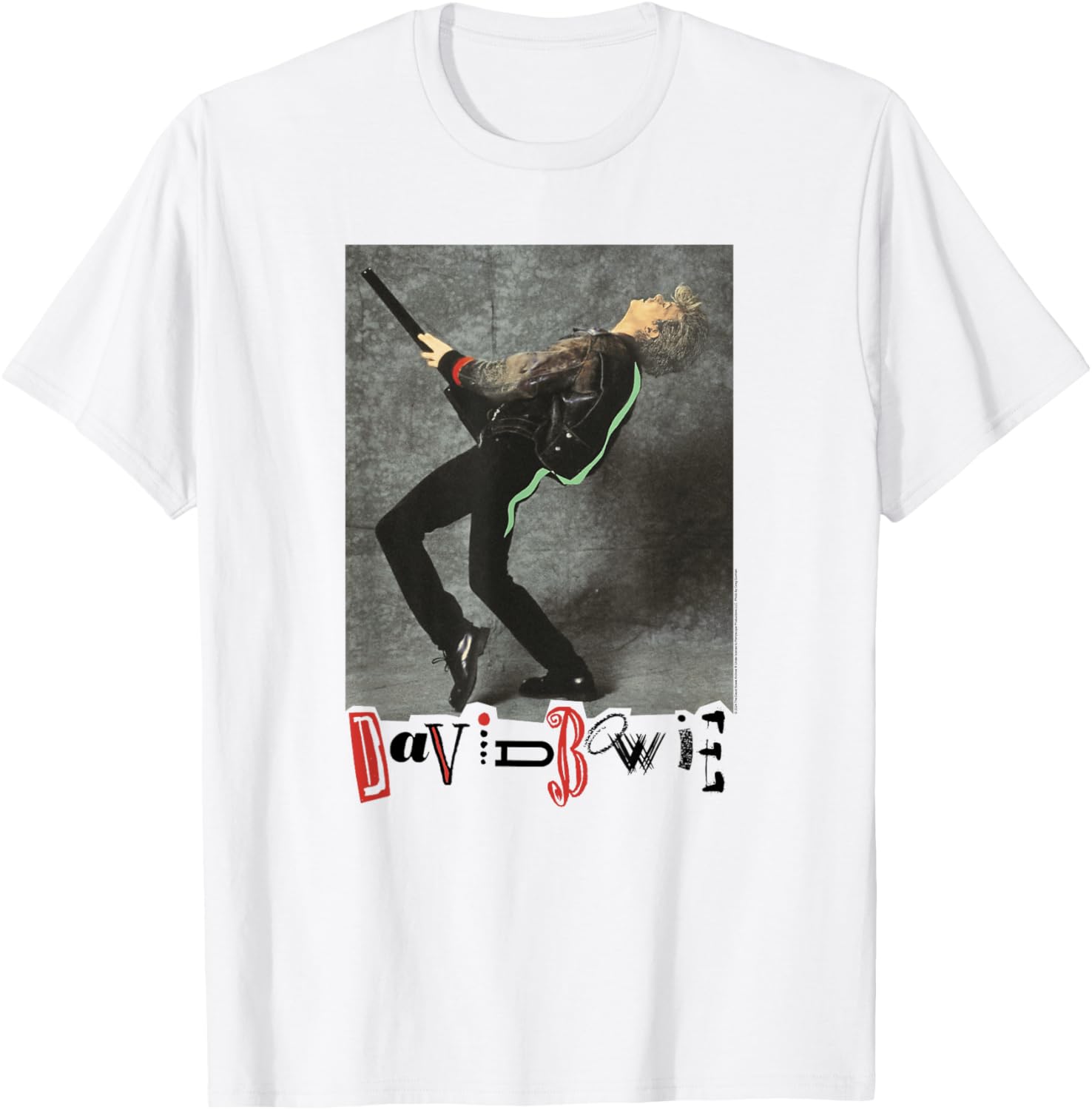 David Bowie Glass Spiders Graphic Tee for Fans of Iconic Music Fashion - 1