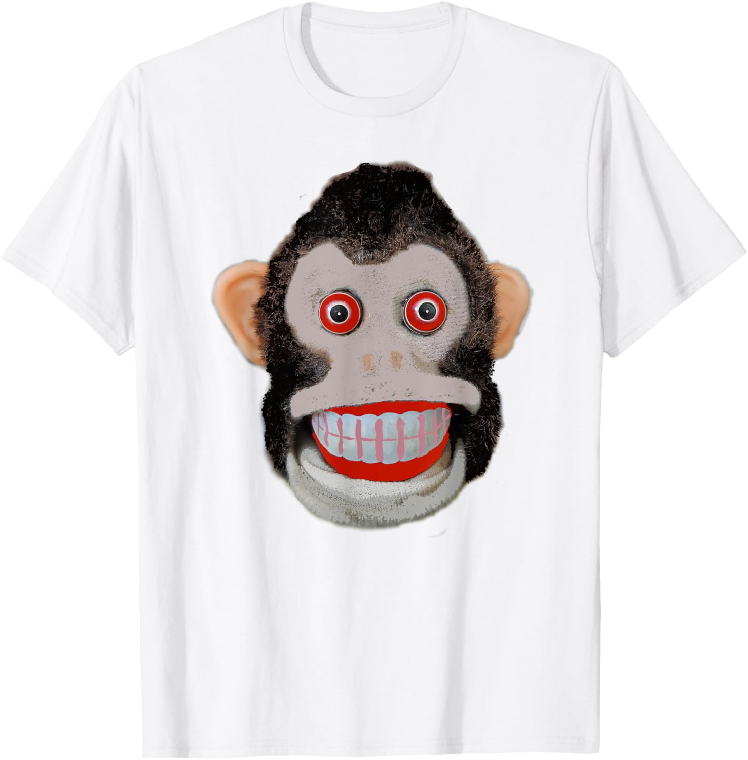 Vintage Cymbal Chimp Toy T-Shirt - Jolly Monkey Retro Style Apparel - 3