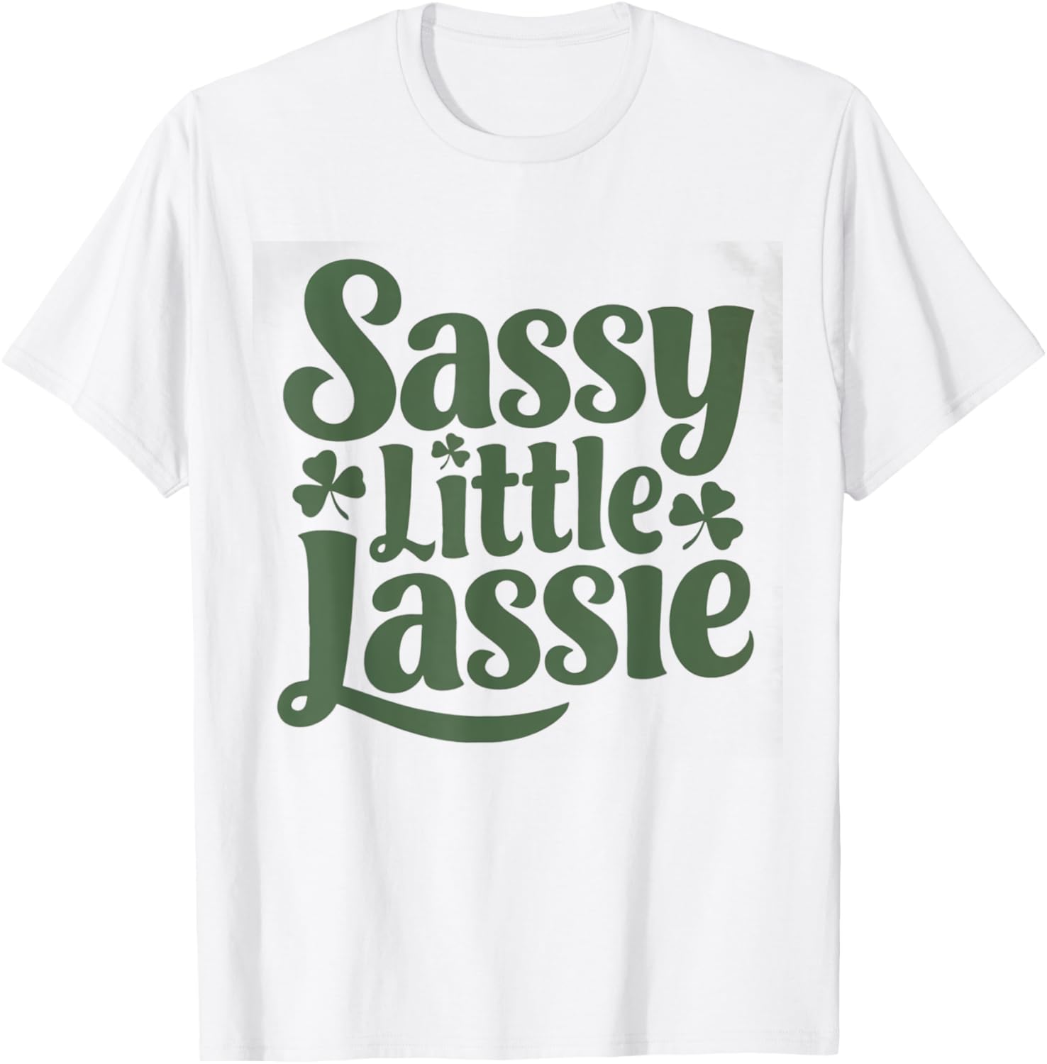 Sassy Little Lassy Vintage St Patrick's Day Toddler T-Shirt for Kids - 1