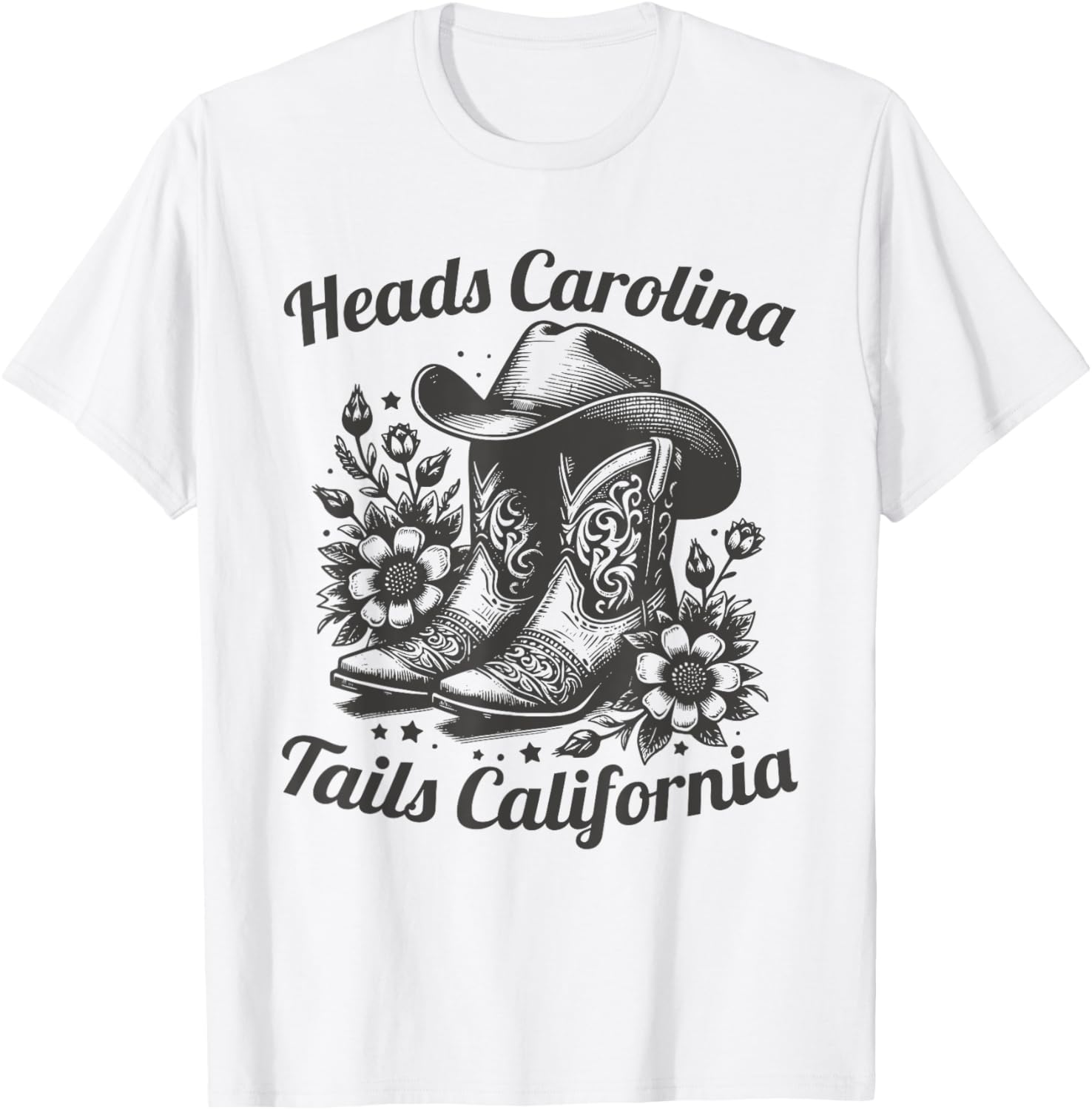 Retro Heads Carolina Tail California T-Shirt for Casual Style Lovers - 5