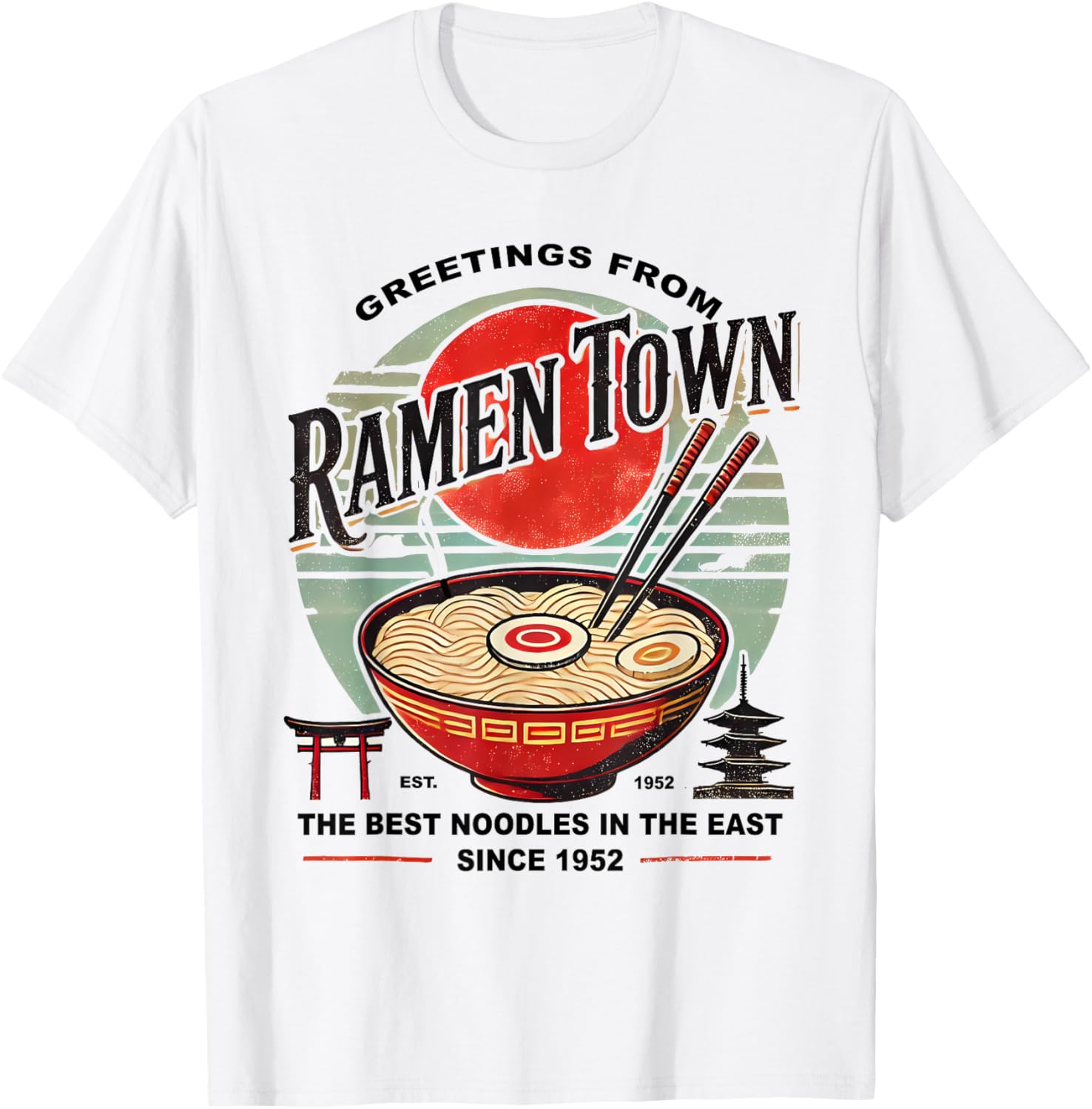 Vintage Japanese Ramen T-Shirt for Food Lovers and Fashion Enthusiasts - 10