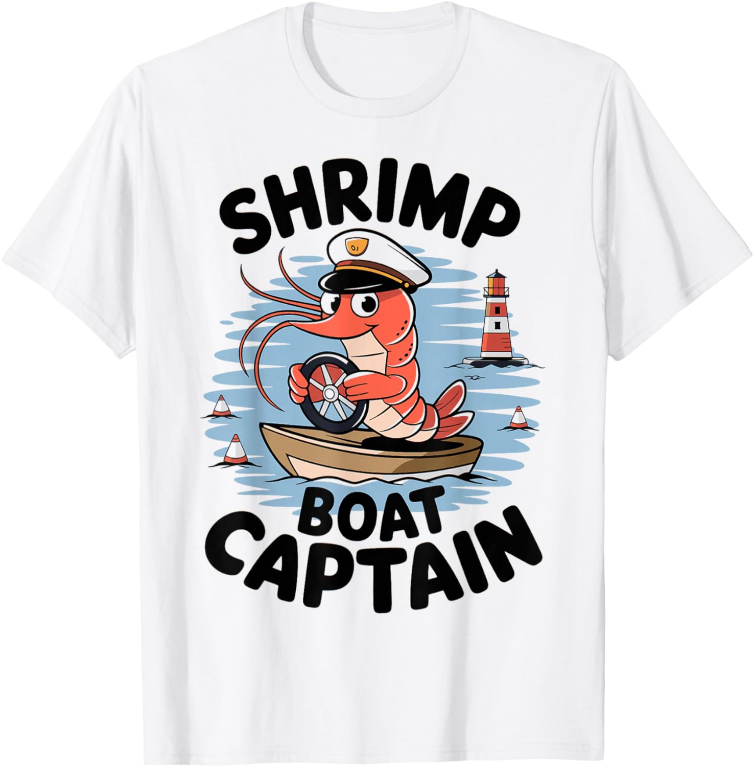 Shrimp Boat Captain T-Shirt Perfect for Seafood Lovers and Fishing Fans - 1