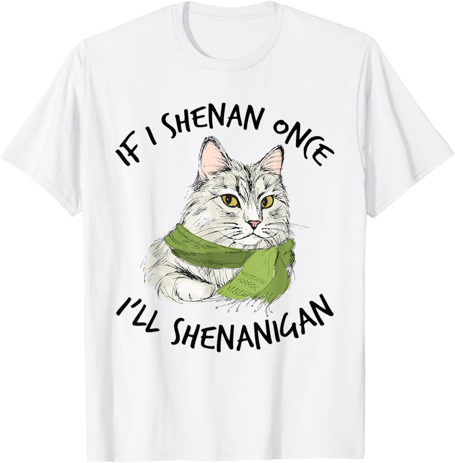 Funny Shenanigan Cat T-Shirt Perfect for Cat Lovers and Laughs - 8