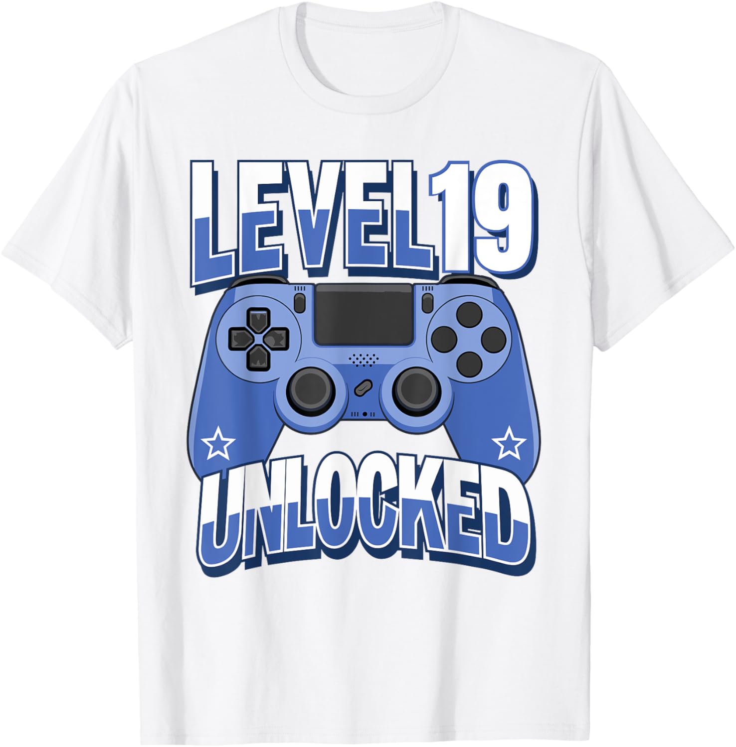 Funny Level 19 Unlocked Gamer T-Shirt for 19th Birthday Celebration - 2