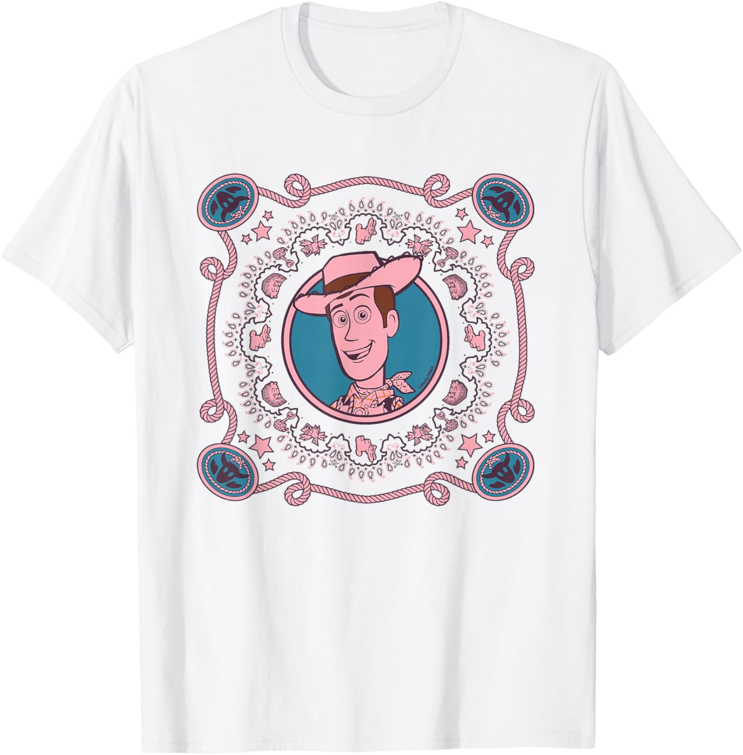 Disney Pixar Toy Story Sheriff Woody Western T-Shirt for Fans - 22