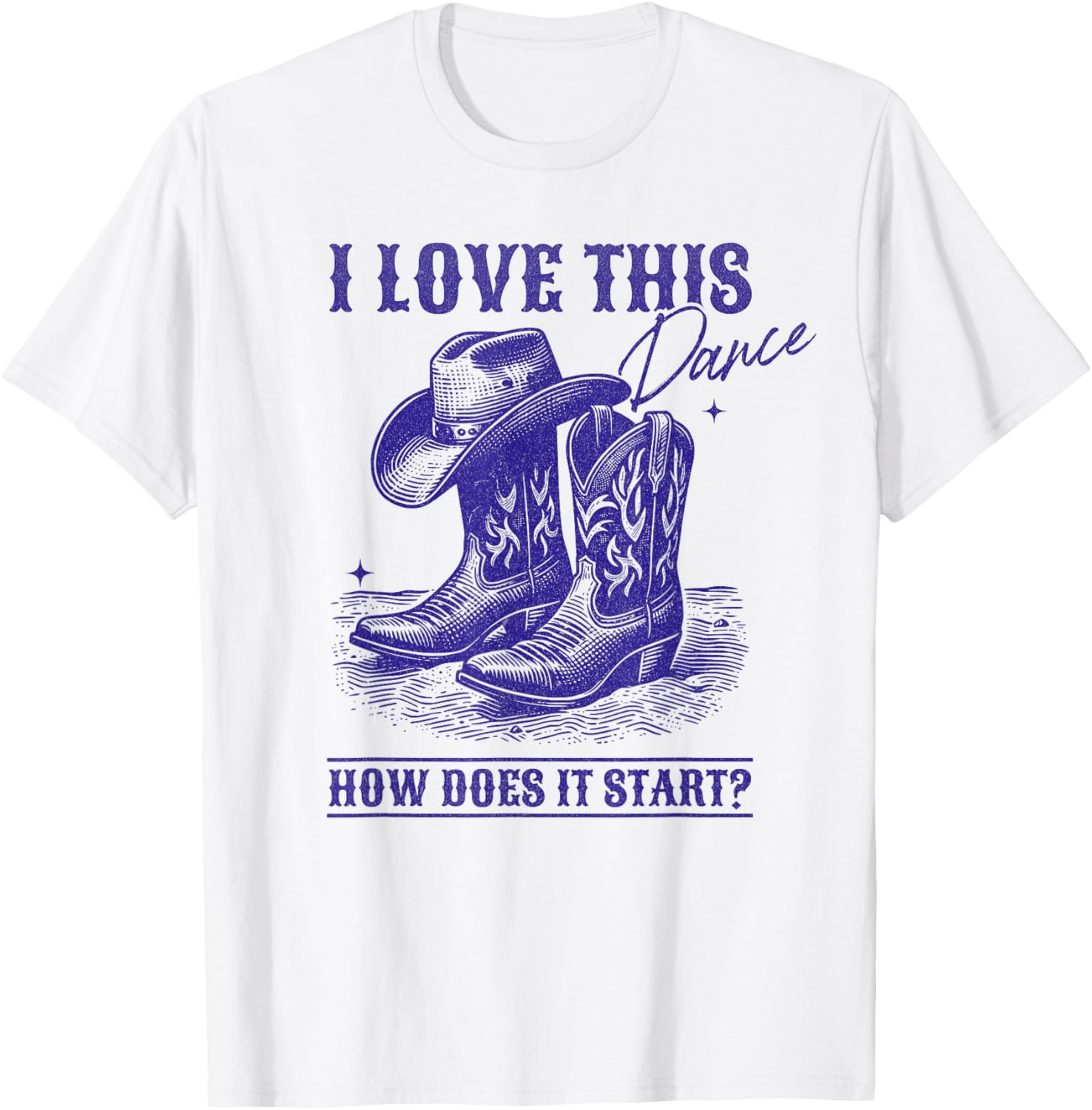 How Does This Dance Start Line Dancer Country T-Shirt for Enthusiasts - 1