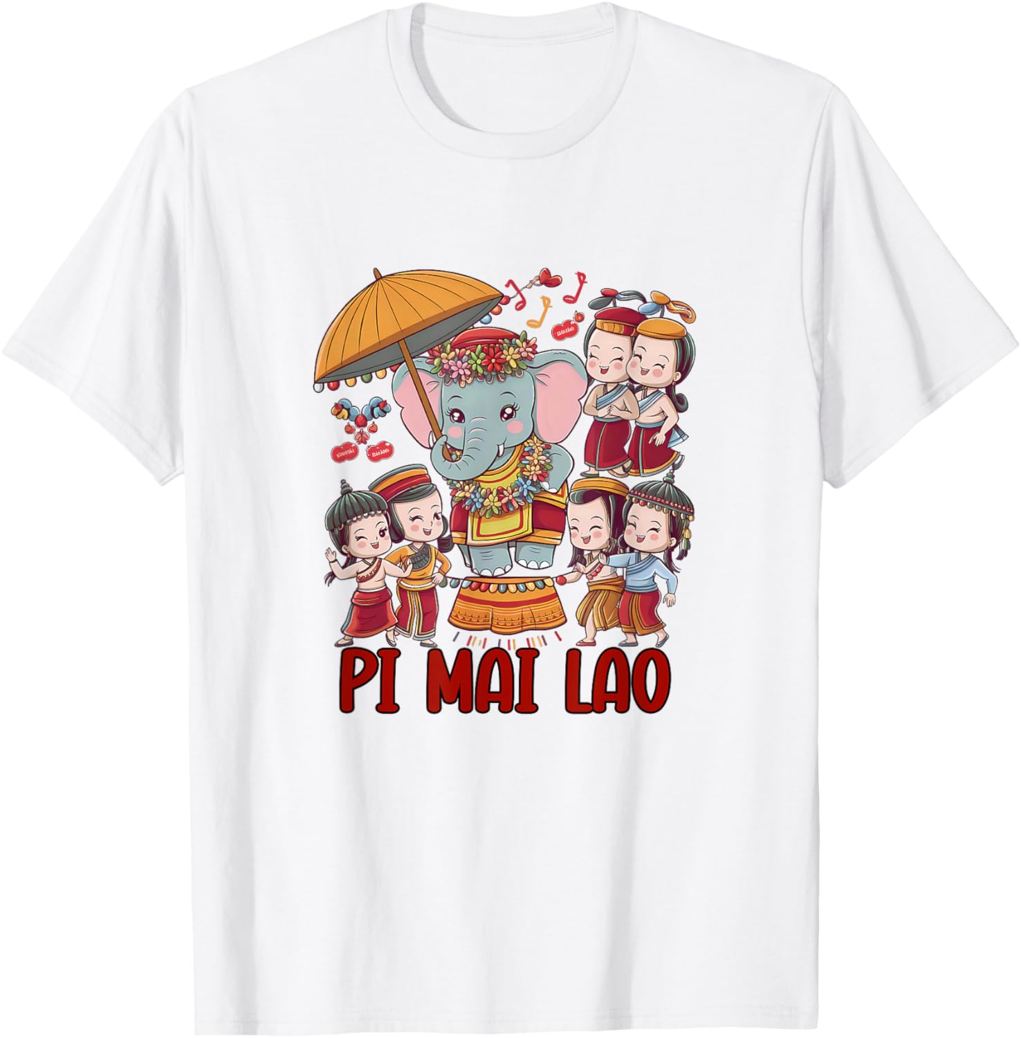 Celebrate Laos with Happy Lao New Year Pi Mai T-Shirt for Everyone - 2