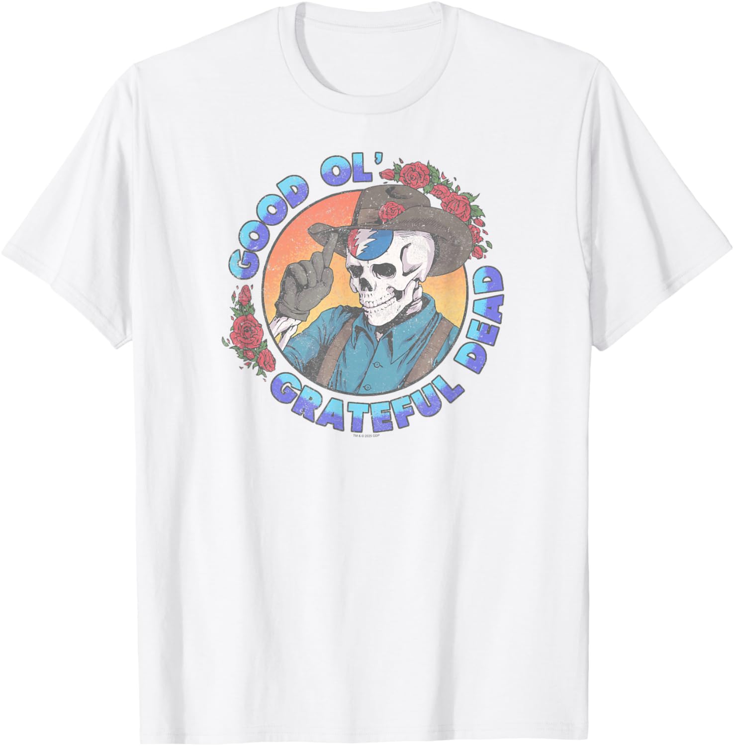Vintage Grateful Dead Cowboy Band T-Shirt for Music Lovers - 1