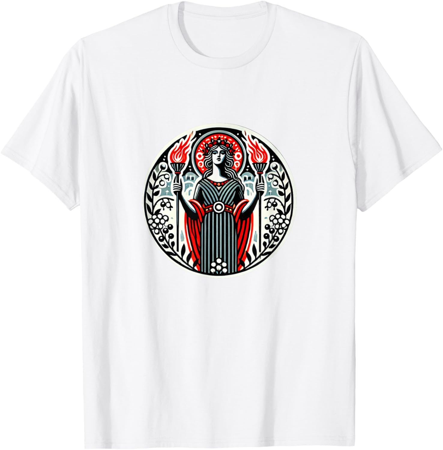 Hecate Goddess Illustration Crone T-Shirt for Unique Style Lovers - 19