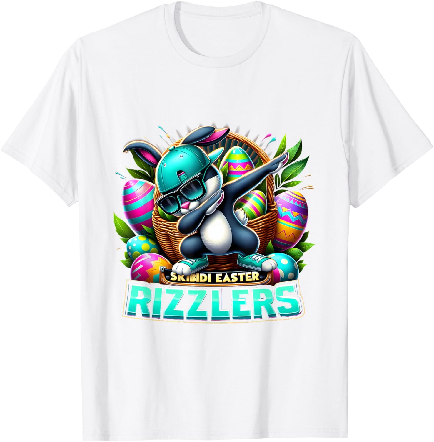 Funny Easter T-Shirt for Men Rizzler Skibidi Humor Apparel - 22