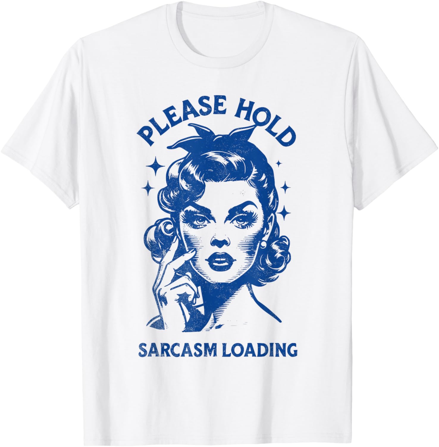 Retro Sarcasm Loading T-Shirt for Existential Dread Lovers - 13