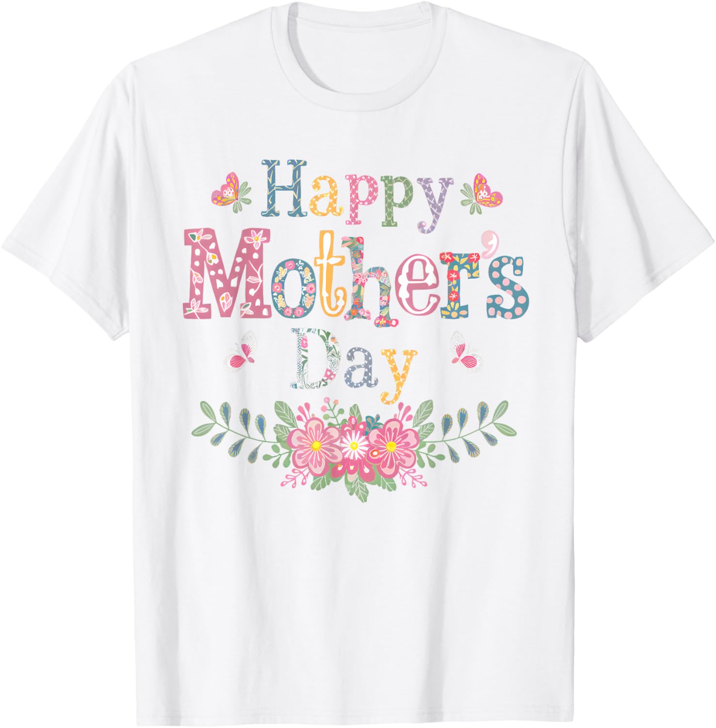 Cute Wildflowers T-Shirt for Mom and Grandma Happy Mother's Day 2025 - 20