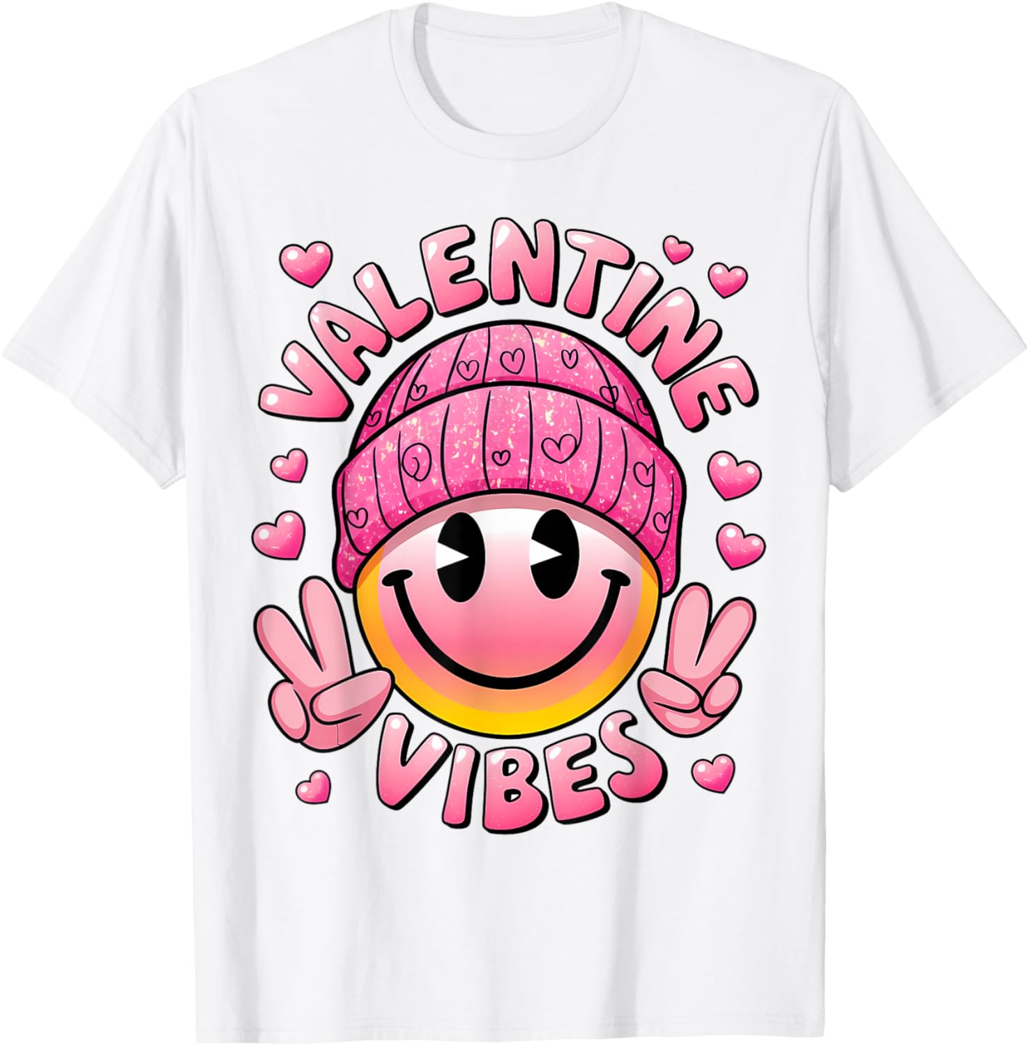 Valentine Vibes T-Shirt for Men, Women, and Kids - Perfect for Love Day - 15